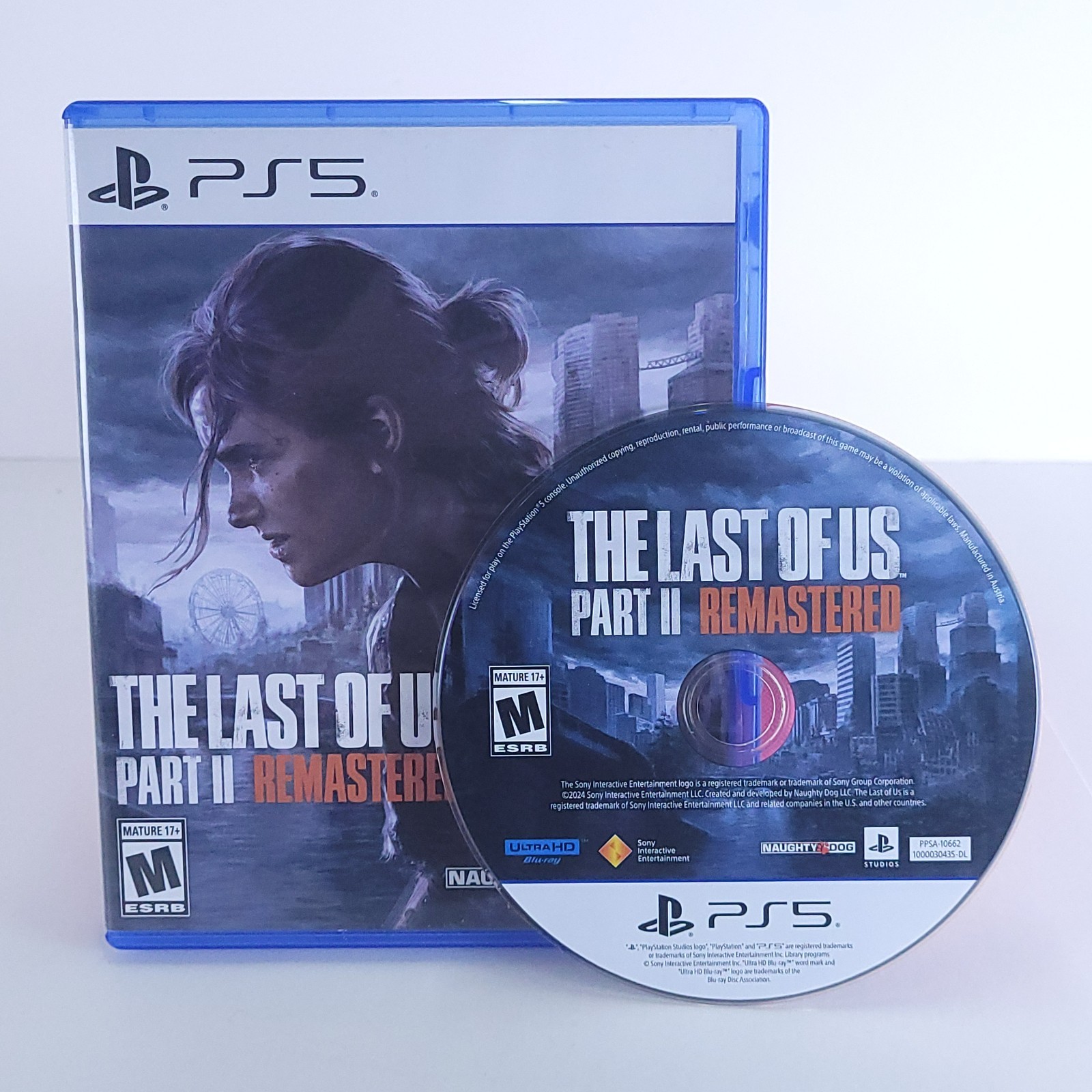 The Last of Us Part II Remastered Sony PlayStation 5 PS5 2024 No Manual