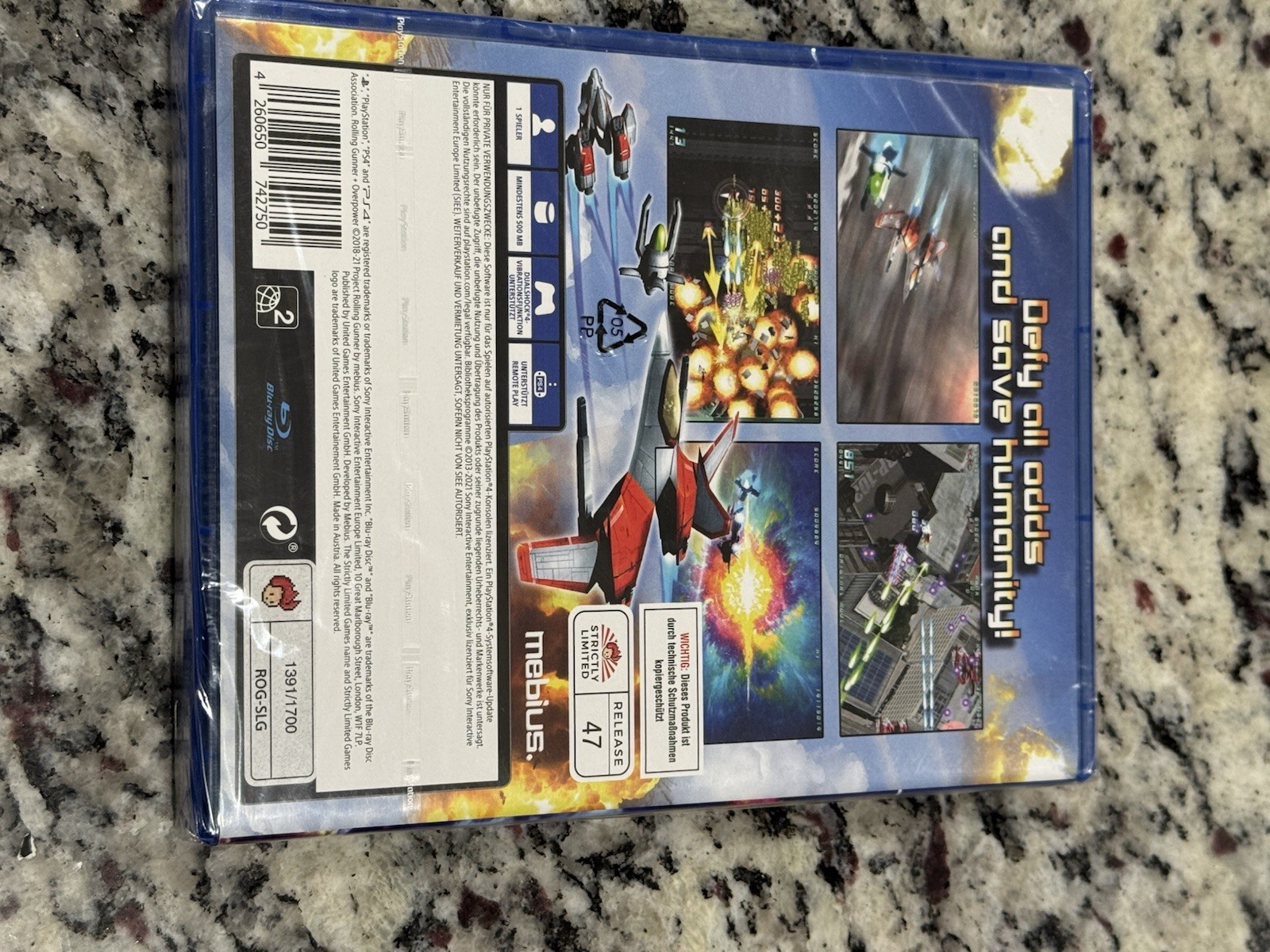 ROLLING GUNNER + OVER POWER PS4 Strictly Limited Games NEW + FREE US SHIPPING!
