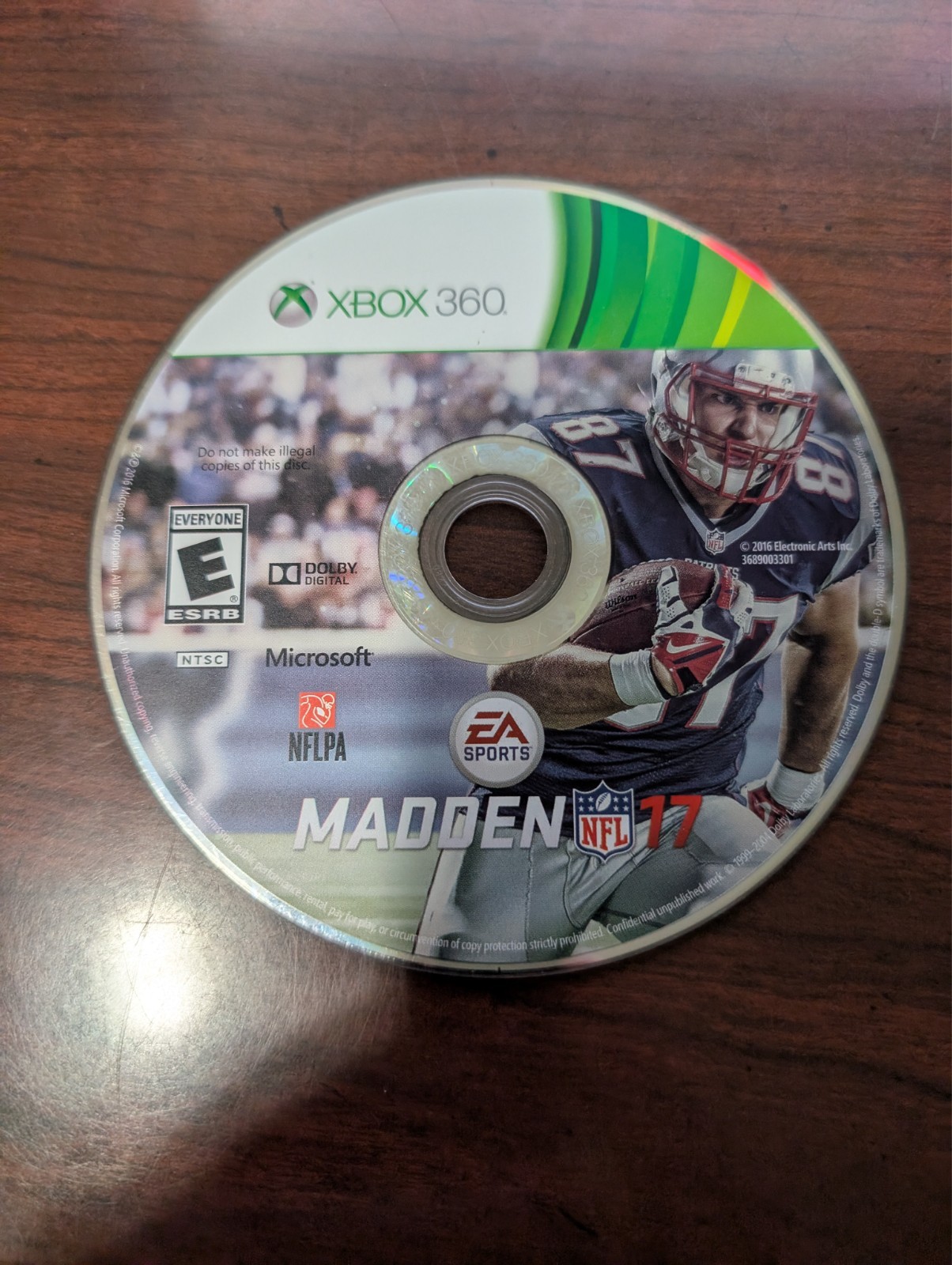 Madden NFL 17 (Microsoft Xbox 360) NO TRACKING – DISC ONLY 7029