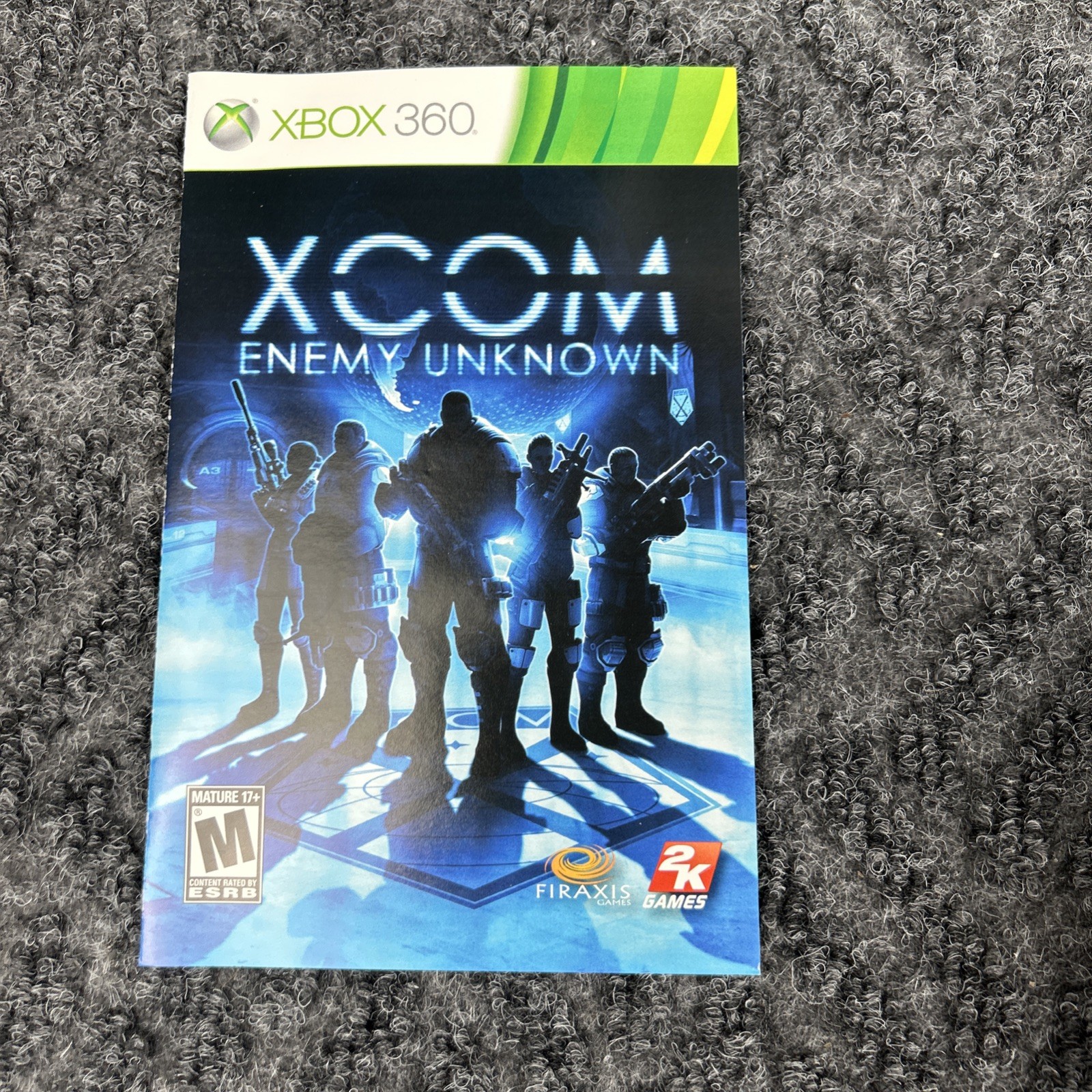 Xbox 360 XCOM: Enemy Unknown with Manual Video Game