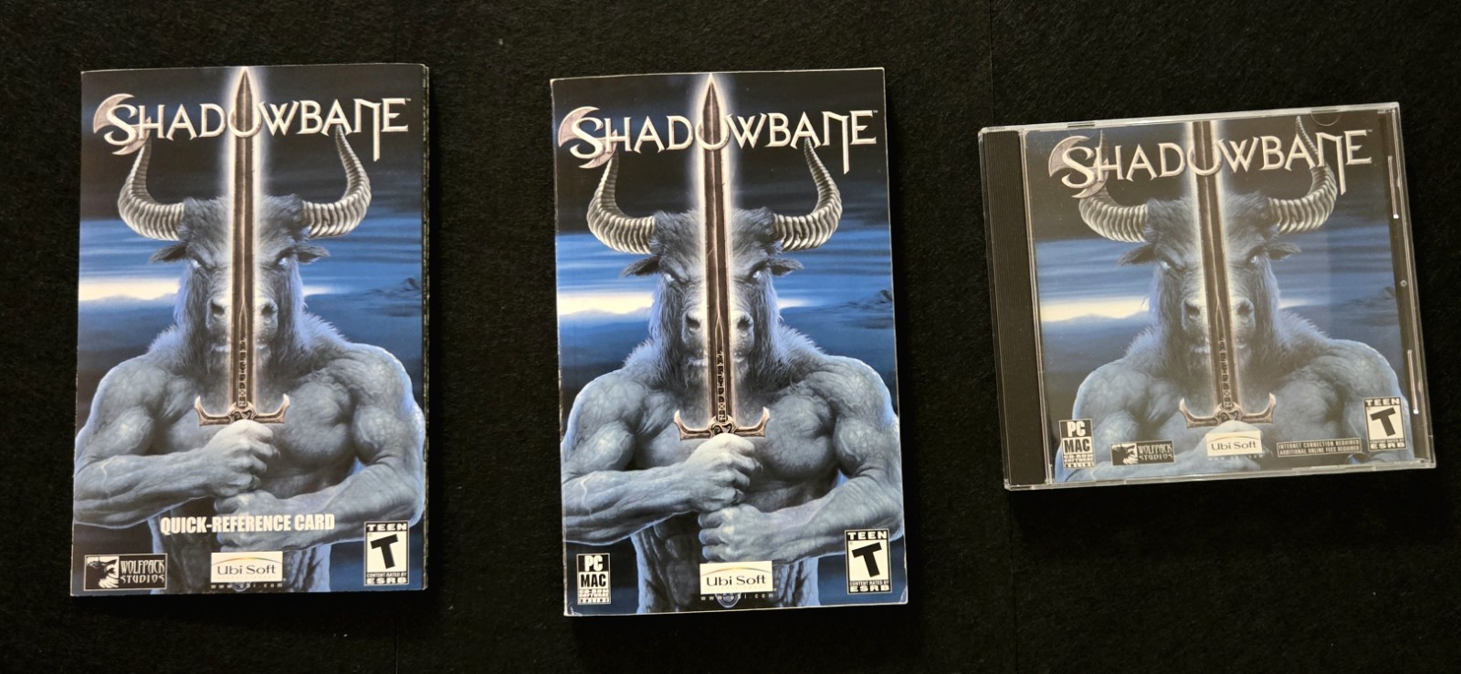 Shadowbane PC/Mac Big Box 2003 Complete CIB Manual Key Wolfpack Ubisoft MMO RPG