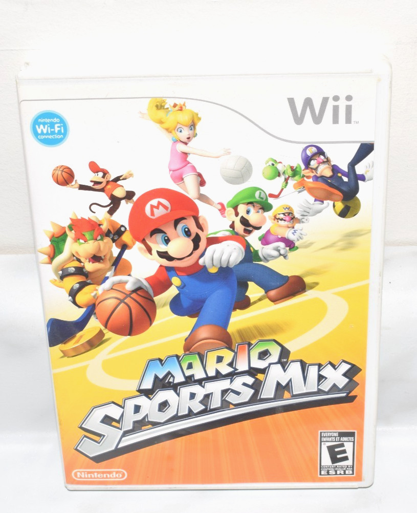 Mario Sports Mix (Nintendo Wii, 2011) Complete W/ Manual & Case!