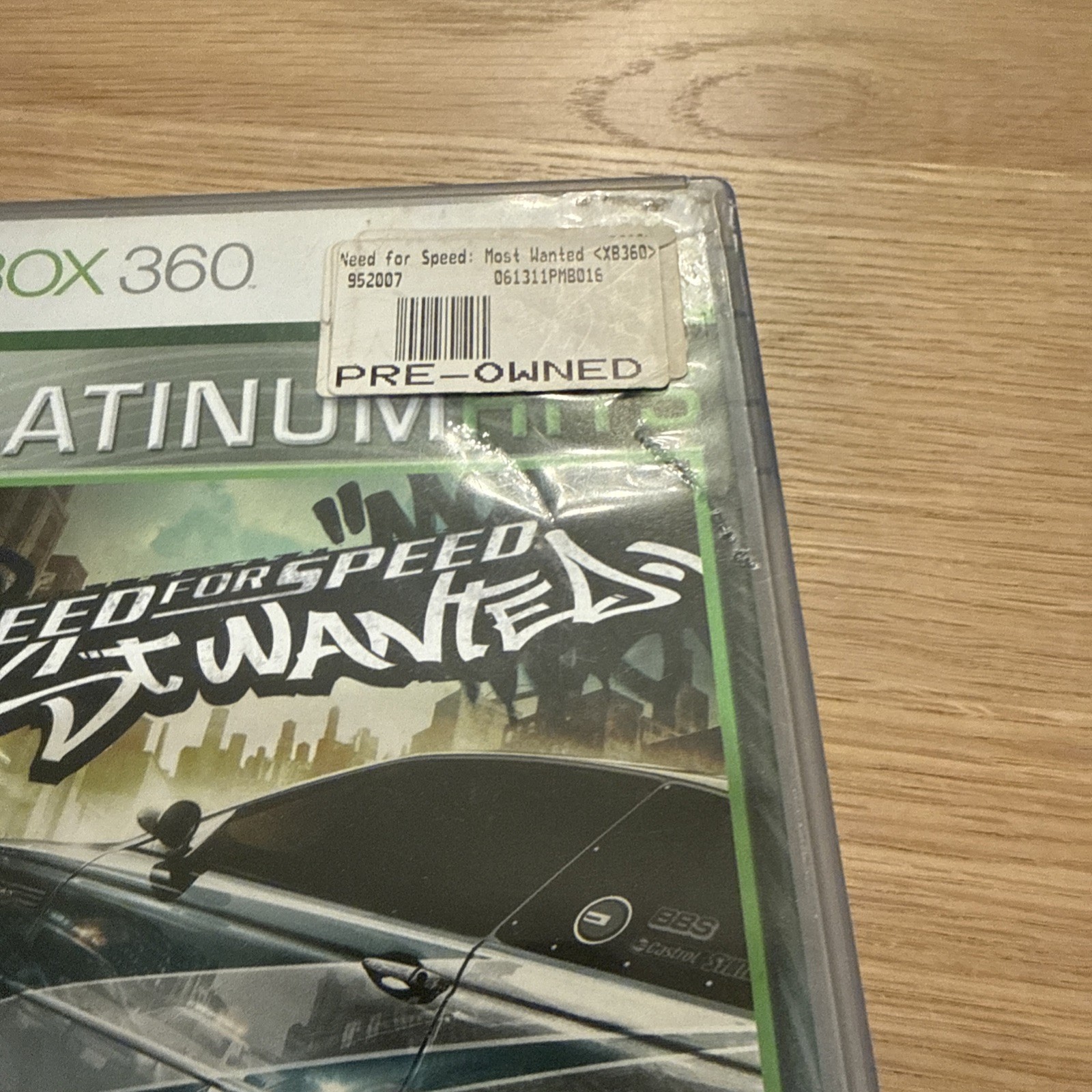 Need for Speed Most Wanted Platinum Hits (Microsoft Xbox 360, 2005) Complete