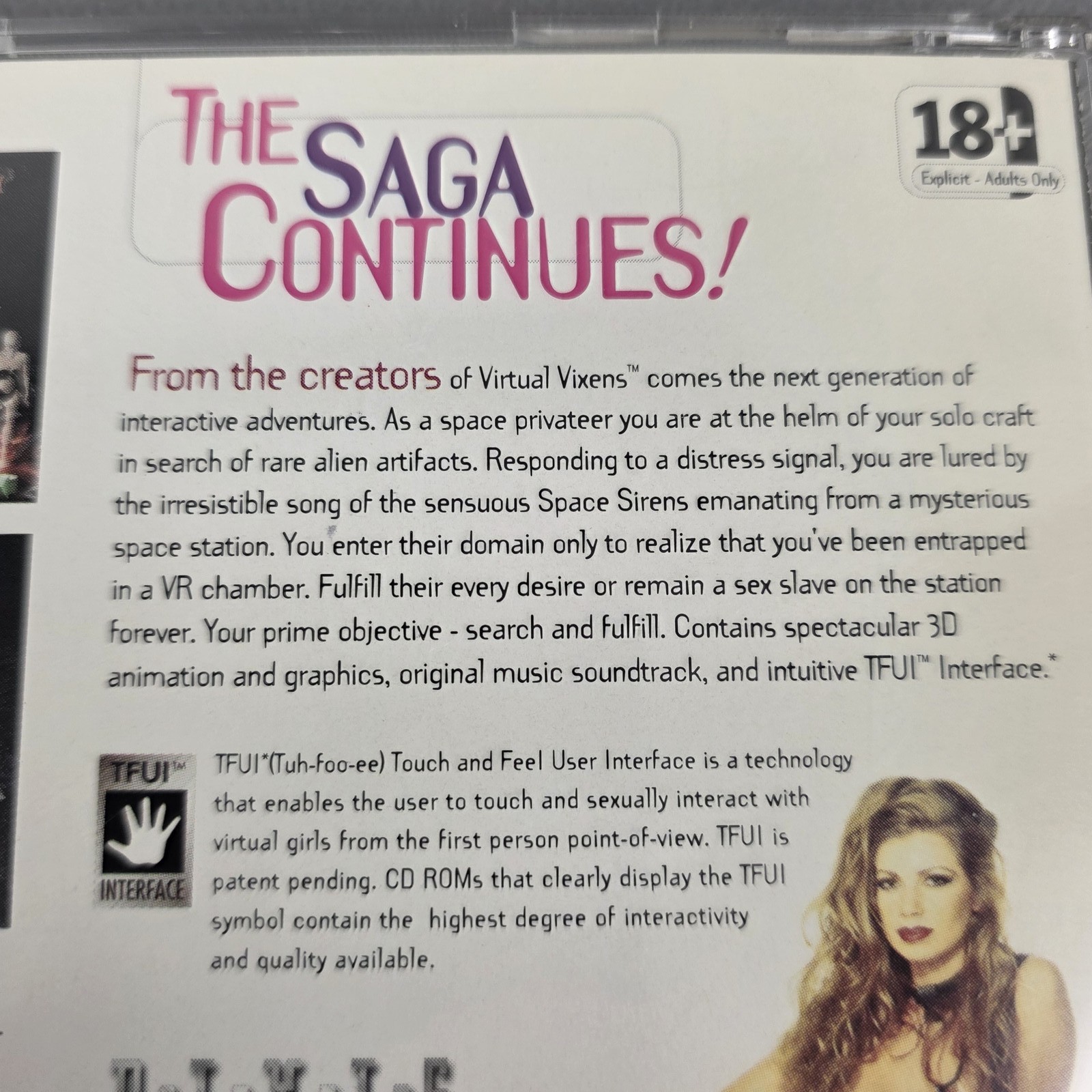 Space Sirens The Ultimate Cybersex Simulator PC Mac CD-ROM 1994 Pixis