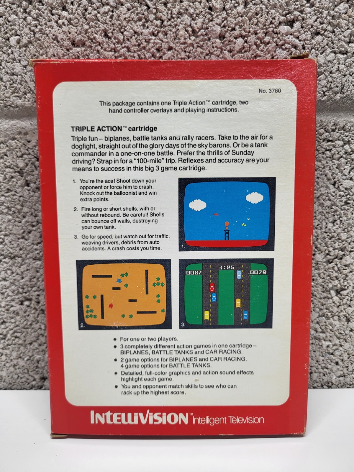 Triple Action (Intellivision, 1981)