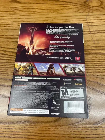 Fallout: New Vegas 2012 Microsoft Xbox 360 *COMES WITH MANUAL & SLEEVE*