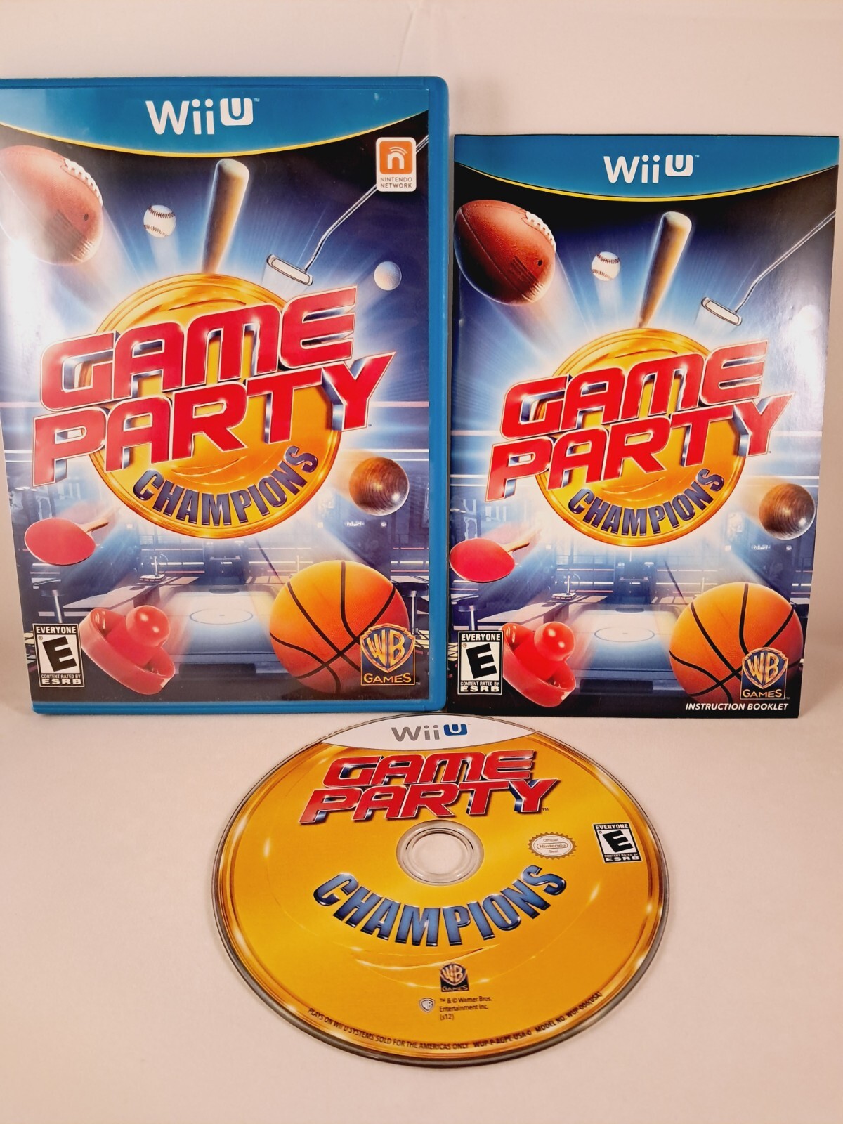 Game Party Champions (Nintendo Wii U) with Manual and Cover Protector