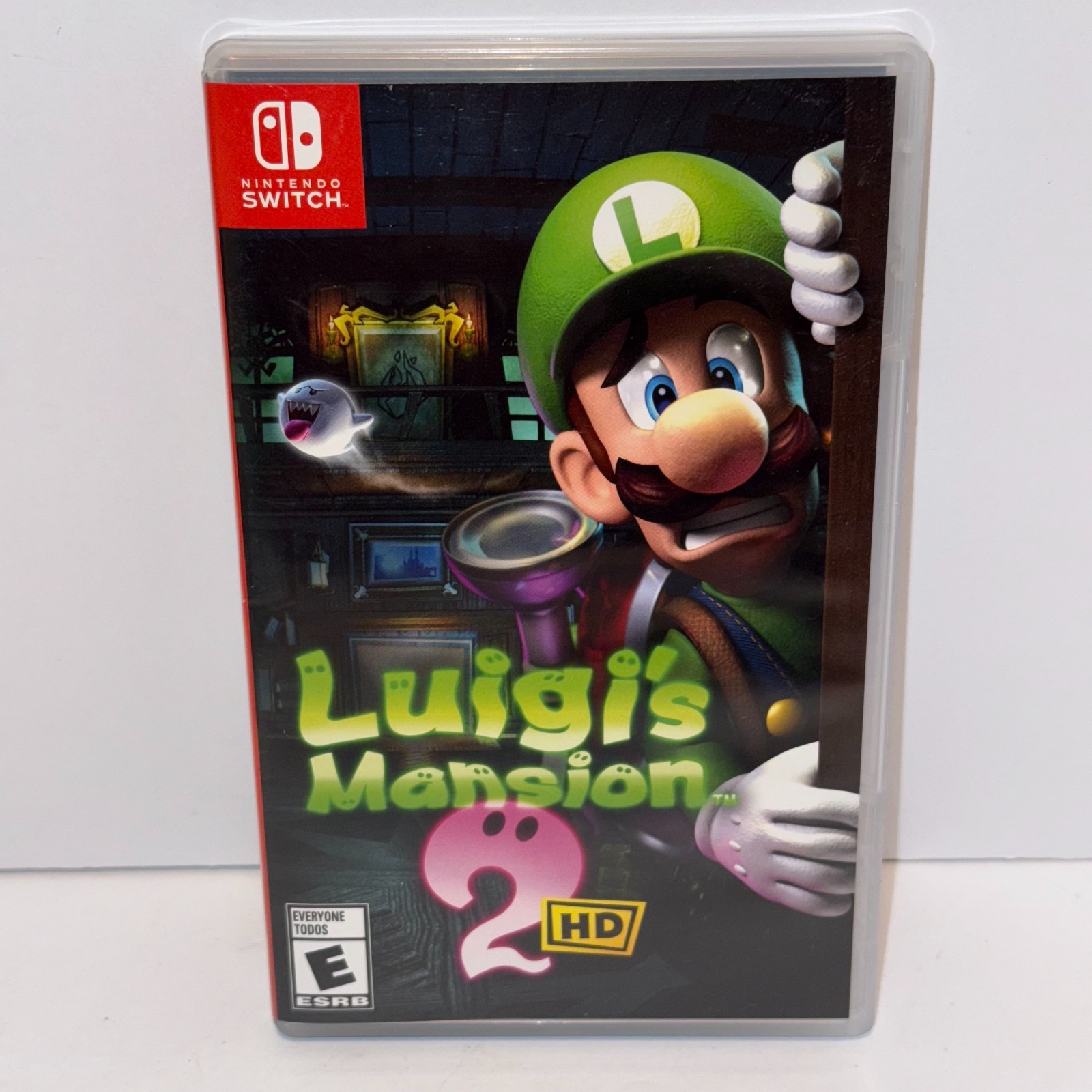 Luigi’s Mansion 2 HD Nintendo Switch Game w/ Case