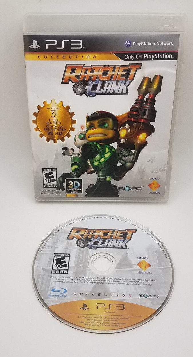Ratchet & Clank Collection PS3 (Sony PlayStation 3, 2012)