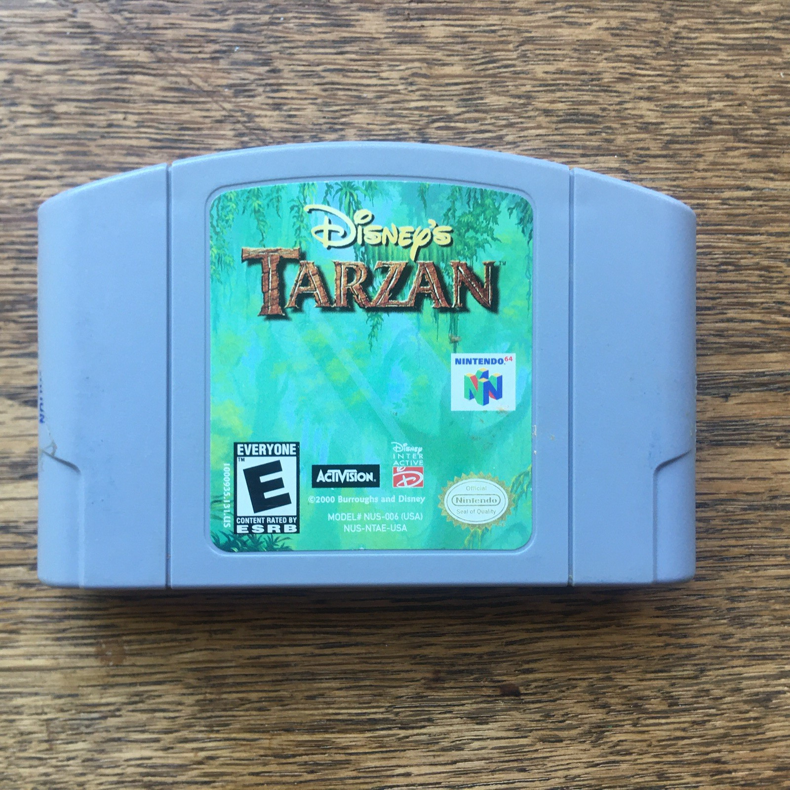 Disney’s Tarzan (Nintendo 64, 2000) Cleaned / Tested / Authentic – N64