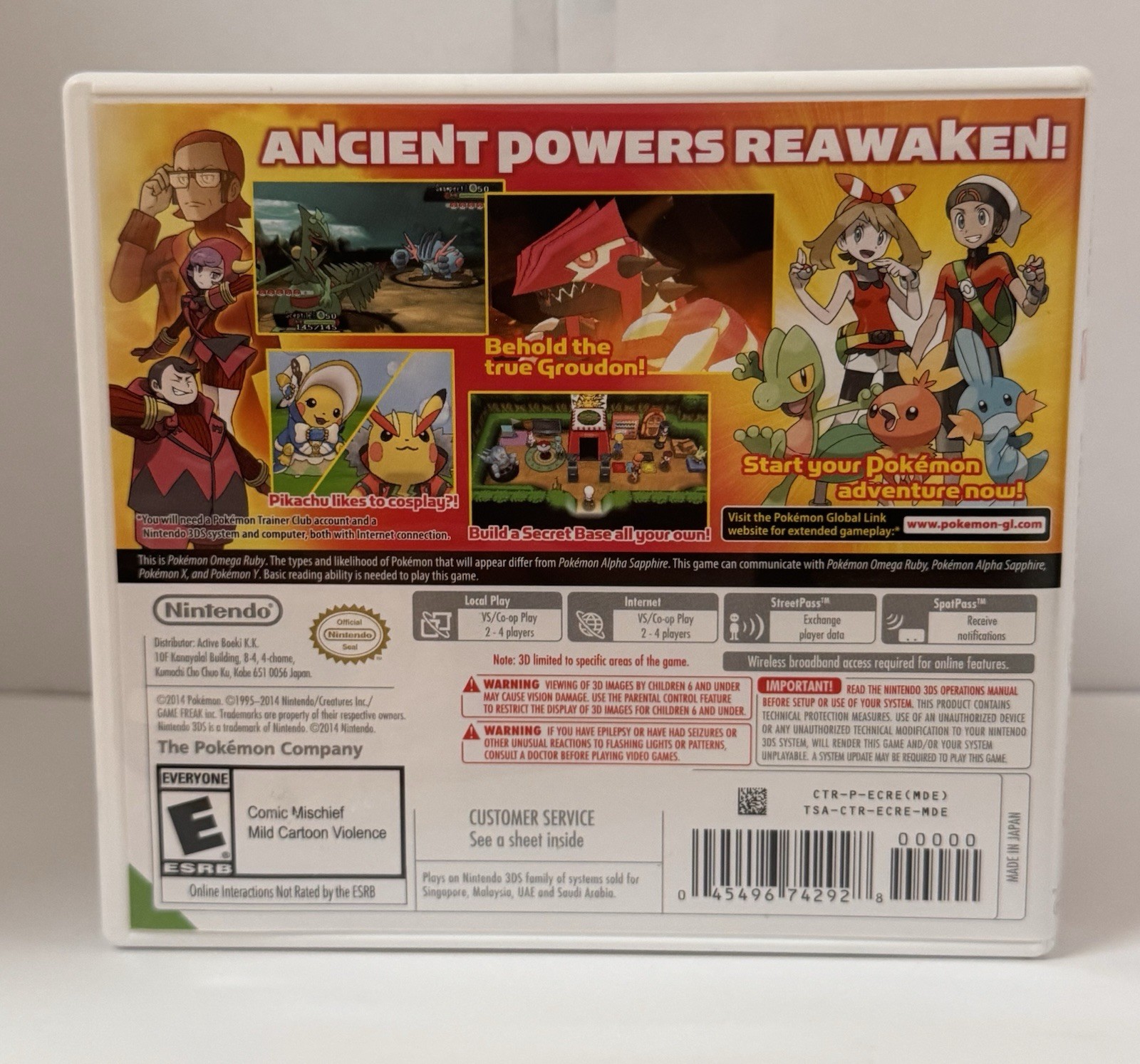 Nintendo Pokémon Omega Ruby for Nintendo 3DS w/ Manual Included (2014)