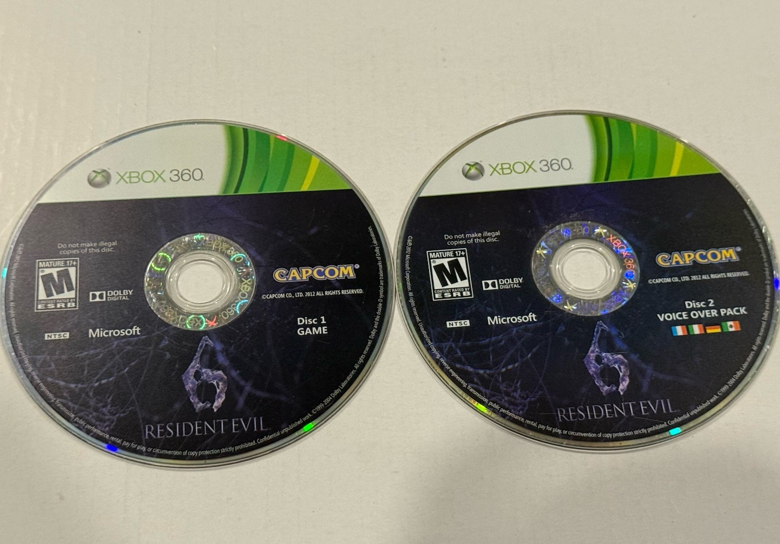 Resident Evil 6 (Microsoft Xbox 360, 2012) Tested And Working