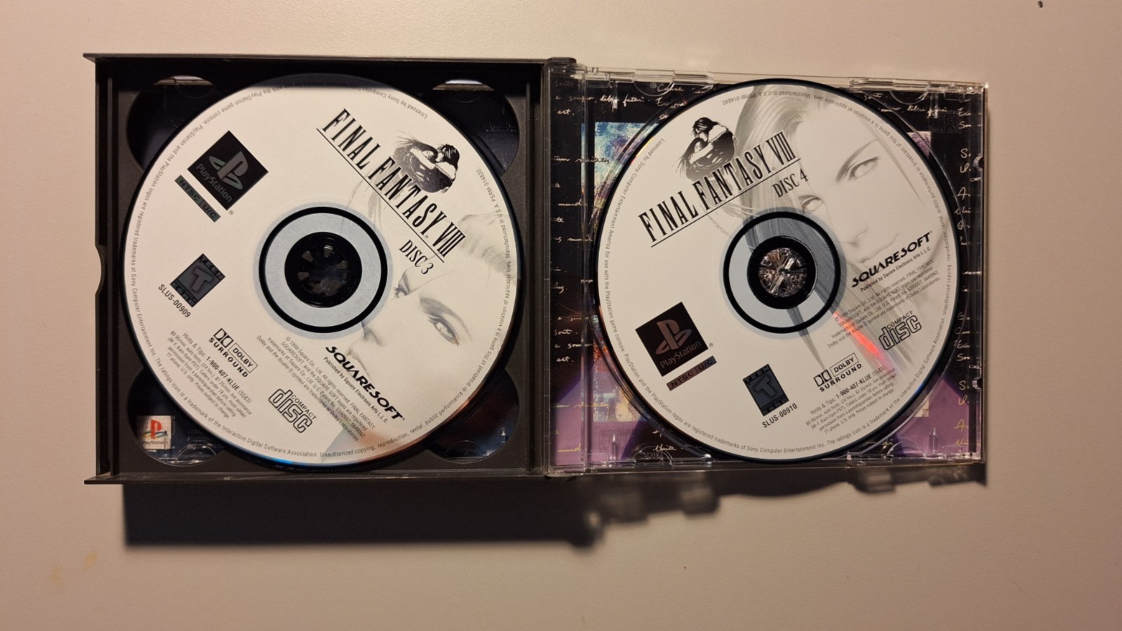 Final Fantasy VIII 8, PS1 PlayStation Black Label – 4 Discs Manual Walkthrough