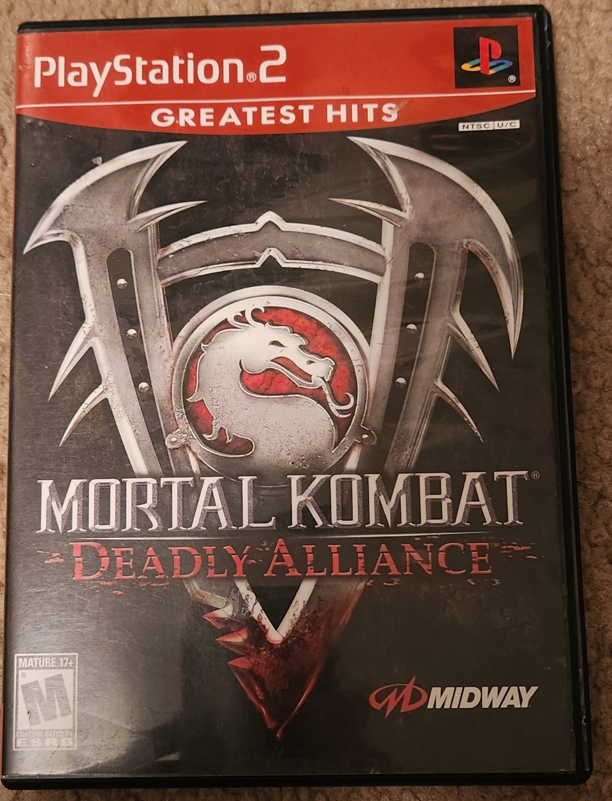 Mortal Kombat Trilogy PS1 CIB + Mortal Kombat Deadly Alliance PS2 CIB!!