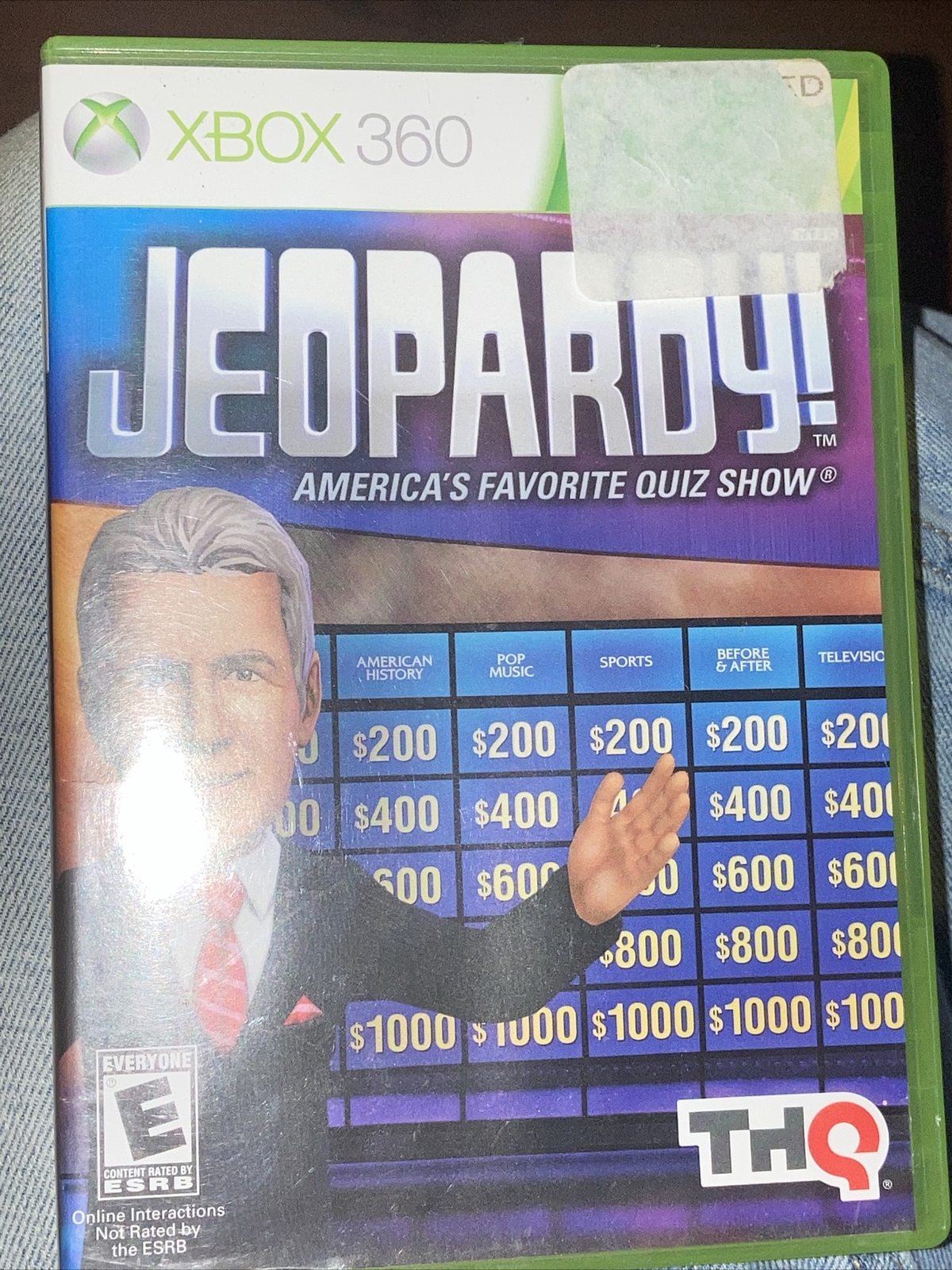 Jeopardy (Microsoft Xbox 360, 2012) Complete in Box