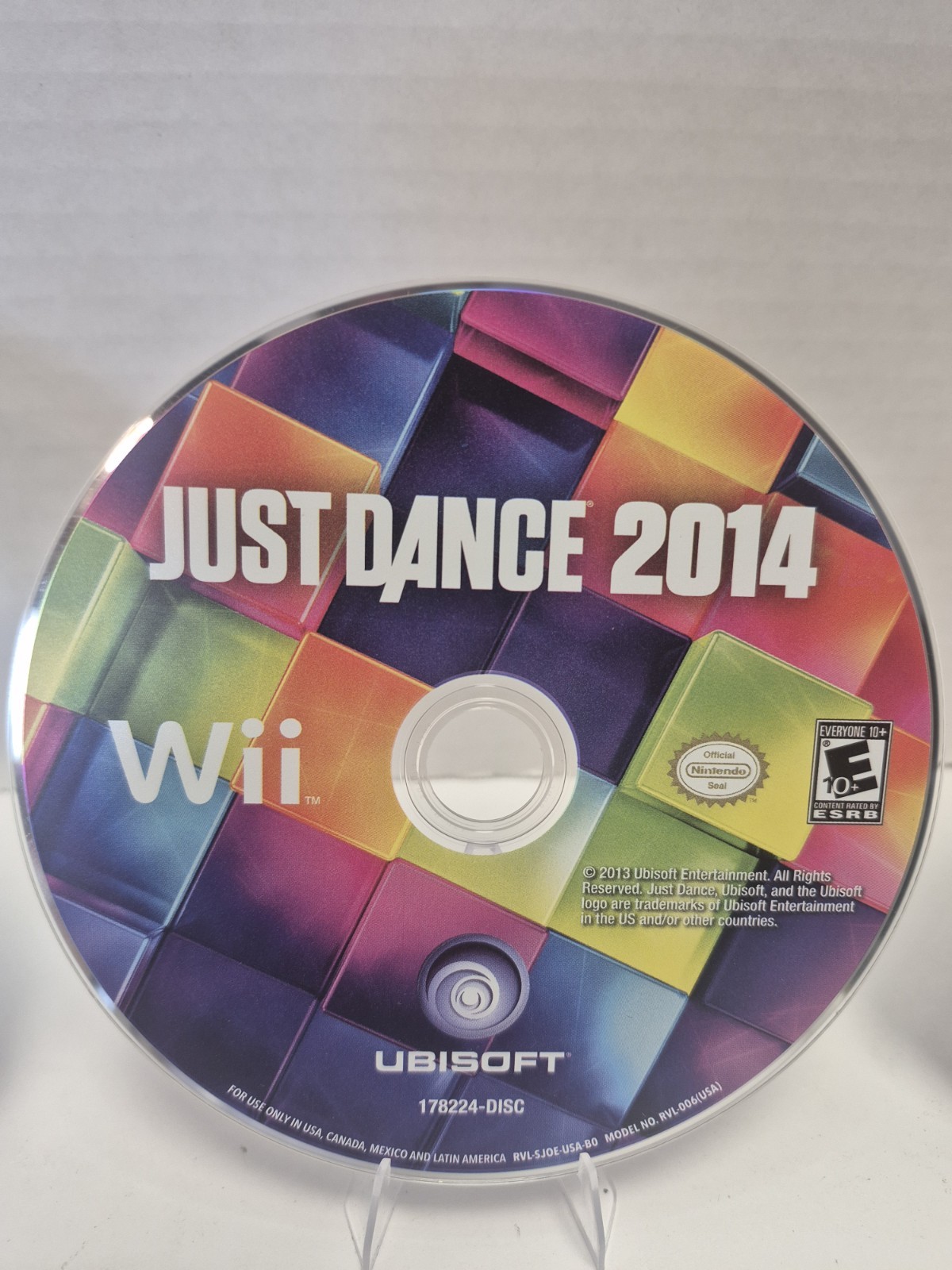 Just Dance One/ 2014/2015/2016 Bundle Nintendo Wii, Tested, 4 Games !!