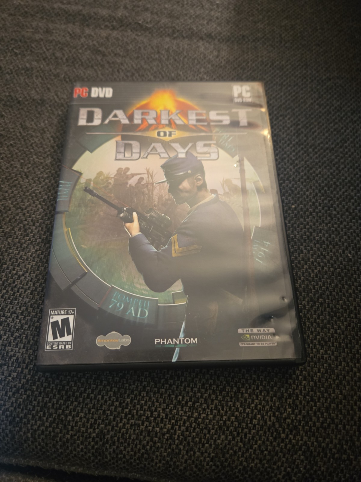 Darkest Of Days PC Game DVD-ROM M-Rated Time-Travel Shooter By Phantom No Manual