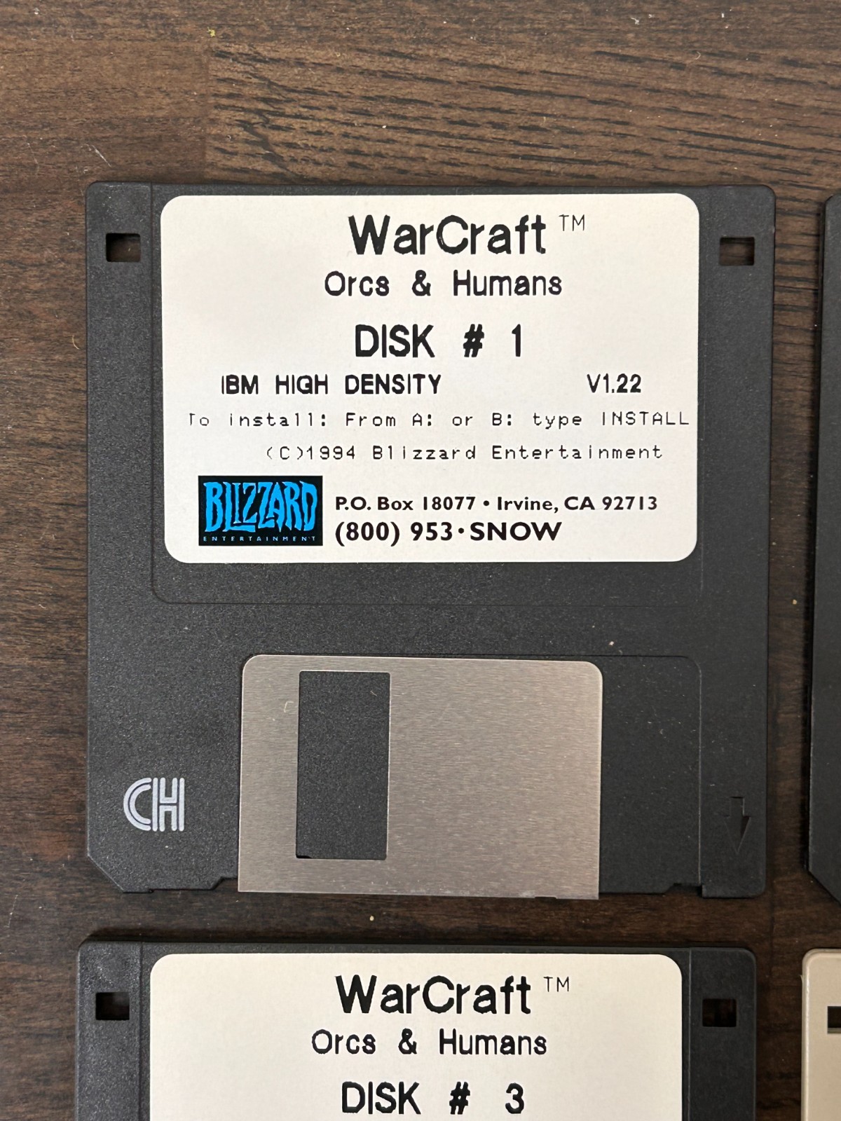 Blizzard – Warcraft: Orcs & Humans PC Game Set On ORIGINAL 3.5 Floppy – RARE!