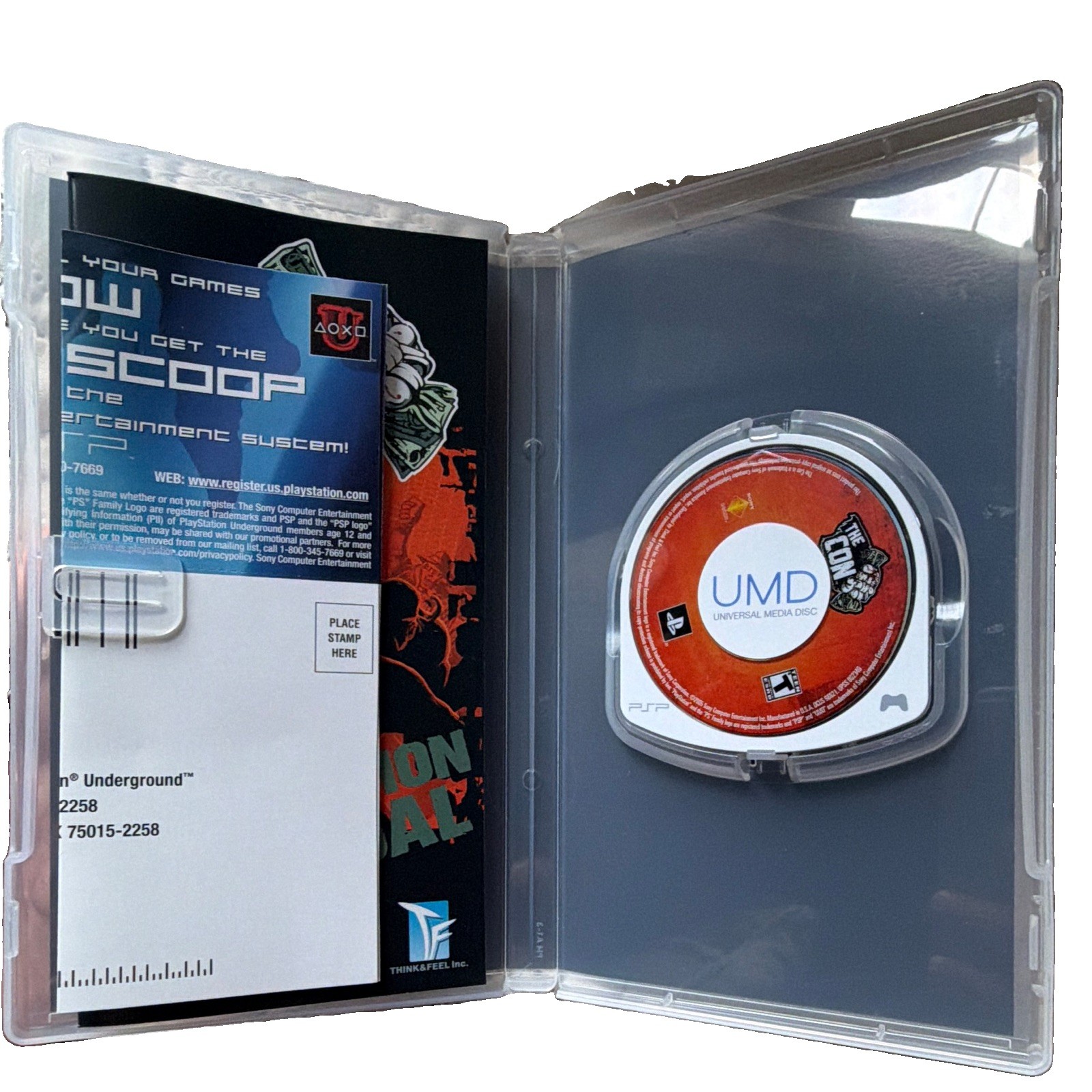 The Con Sony PSP T (2005) Fighting Beat ‘Em Up, Manual Included NTSC-U/C
