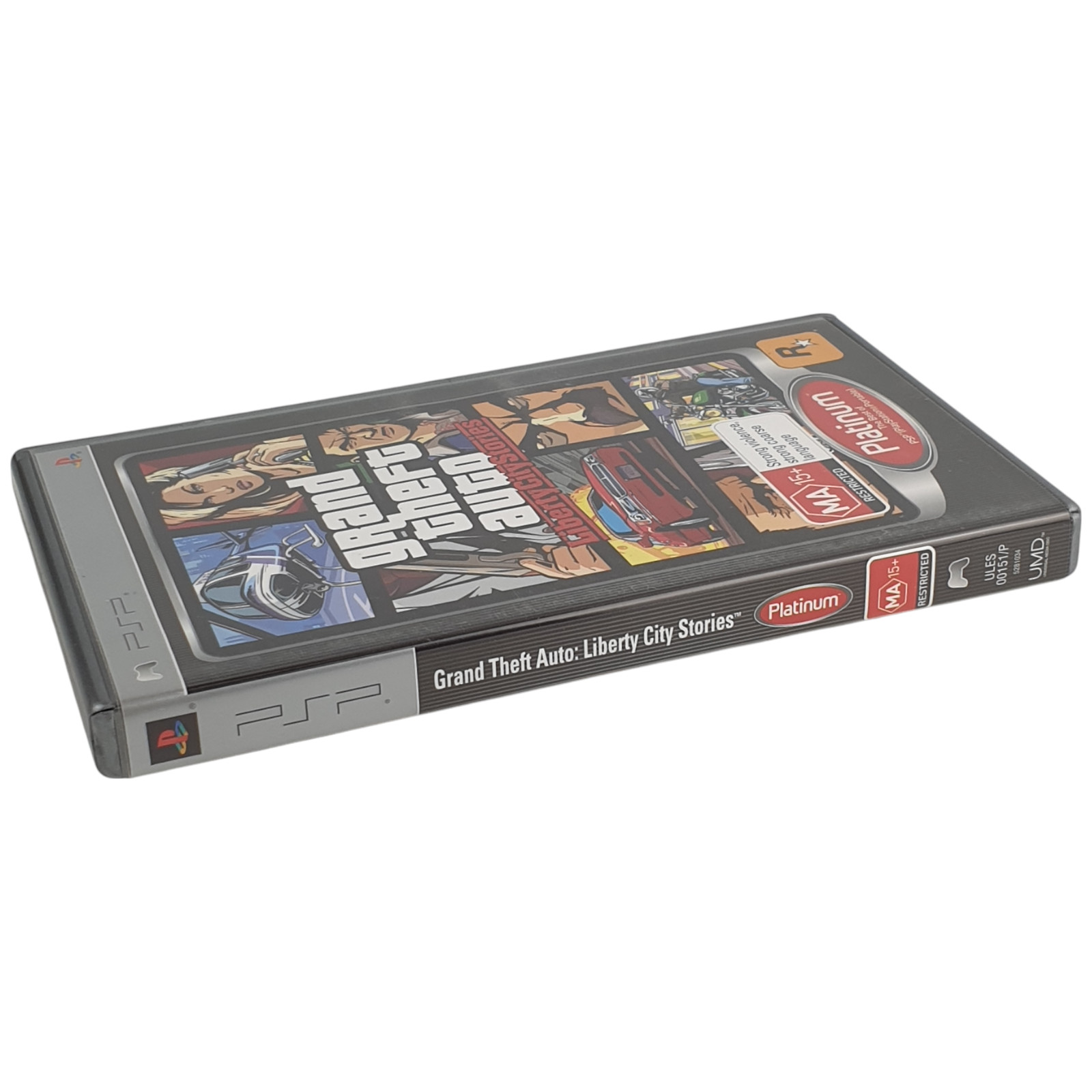 PSP Grand Theft Auto Liberty City Stories Sony MA15 2007 Playstation PAL Manual