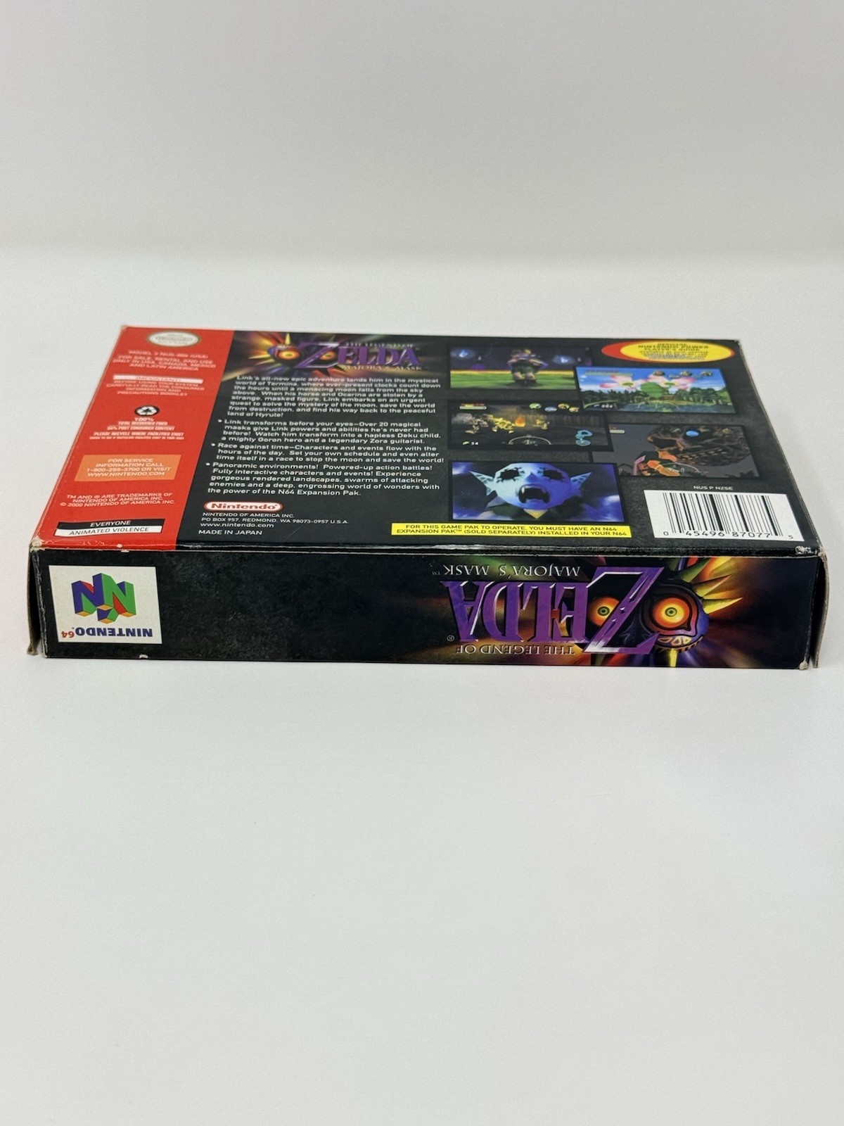 Zelda Majoras Mask Collectors Edition Nintendo 64 Complete CIB Holo Tested