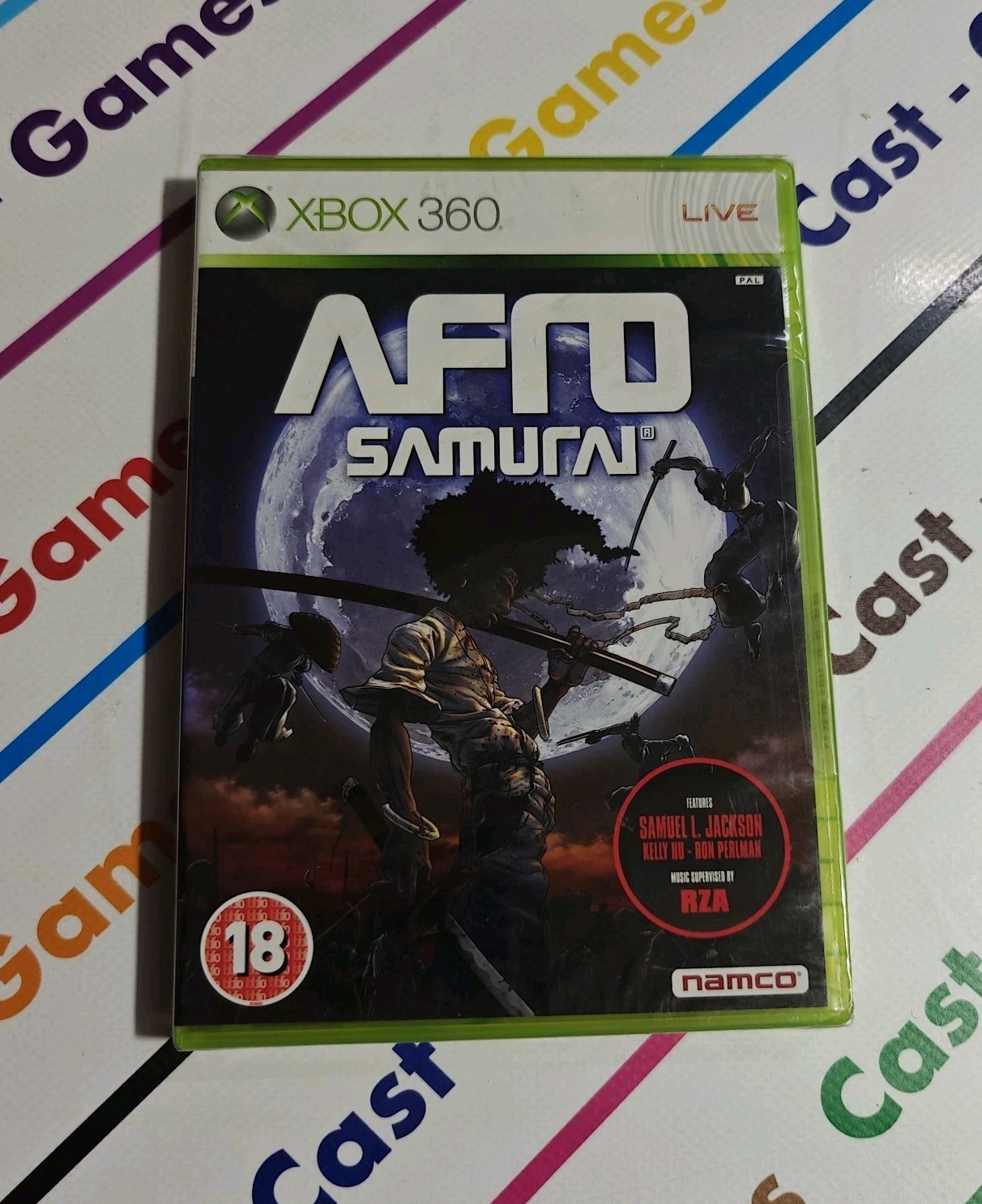AFRO SAMURAI UK XBOX 360 X360 NEW AND SEALED RARE ENGLISH