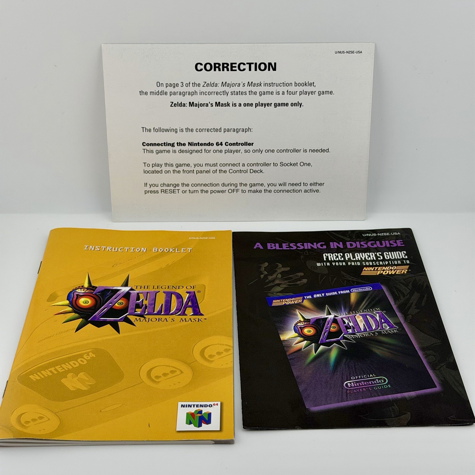 Legend of Zelda: Majora’s Mask Collector’s Edition Complete w/ Box & Manual N64