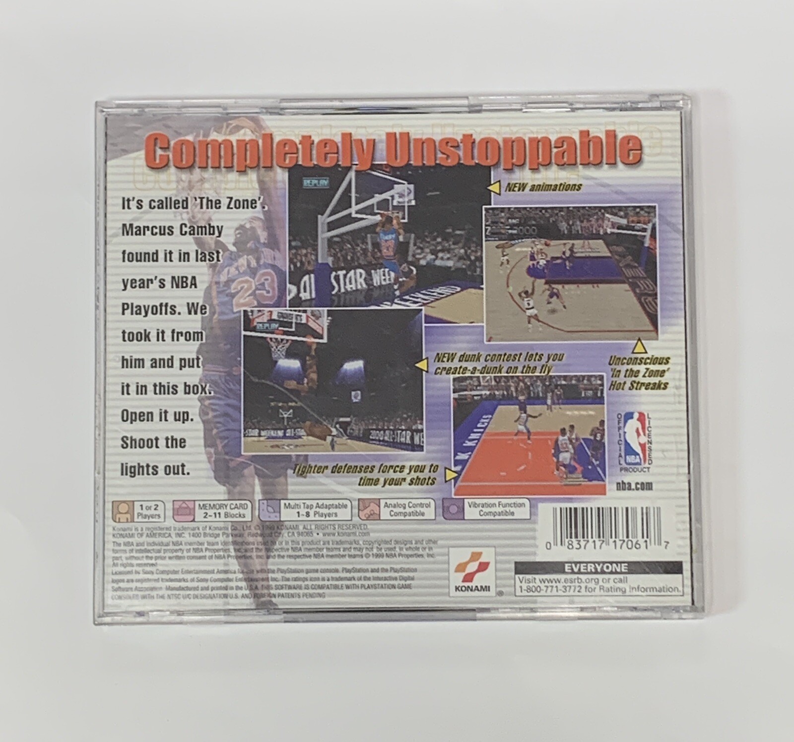 NBA In The Zone 2000 Playstation 1 PS1 Complete