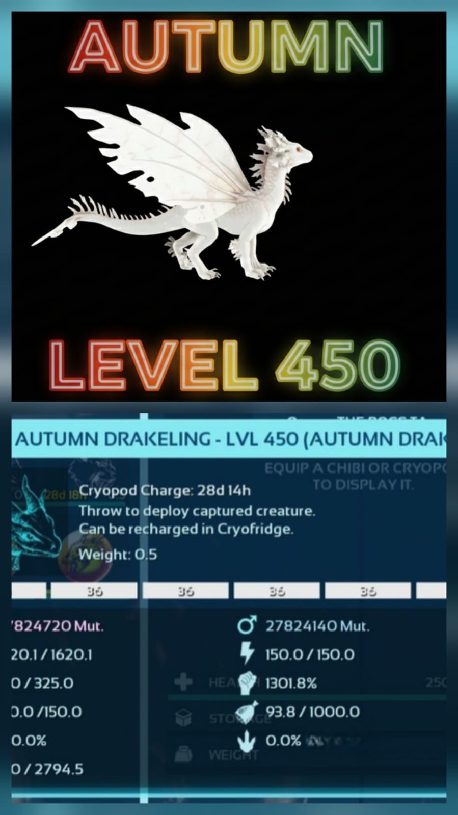 ARK ASA Drakeling Eggs Lvl 450 – In-Game Delivery Official PVE Pc/Xbox/Ps5