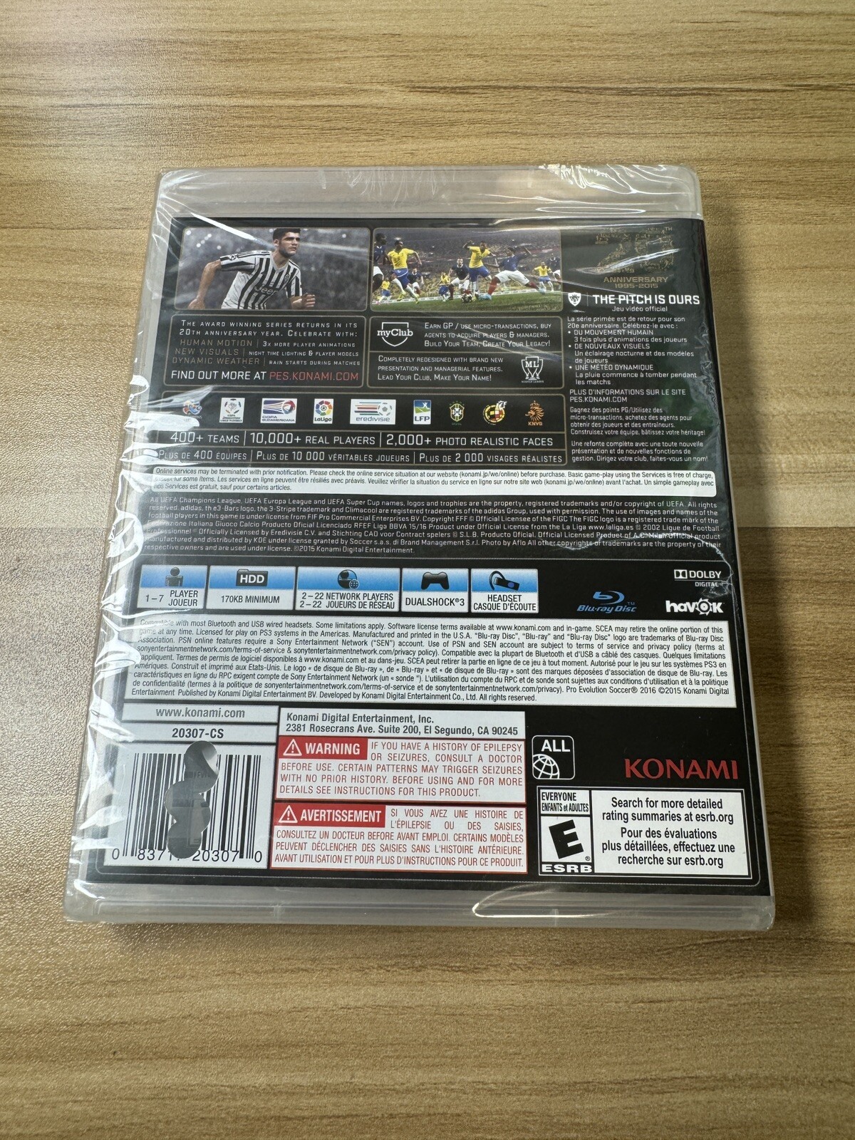 Pro Evolution Soccer 2016 PlayStation 3