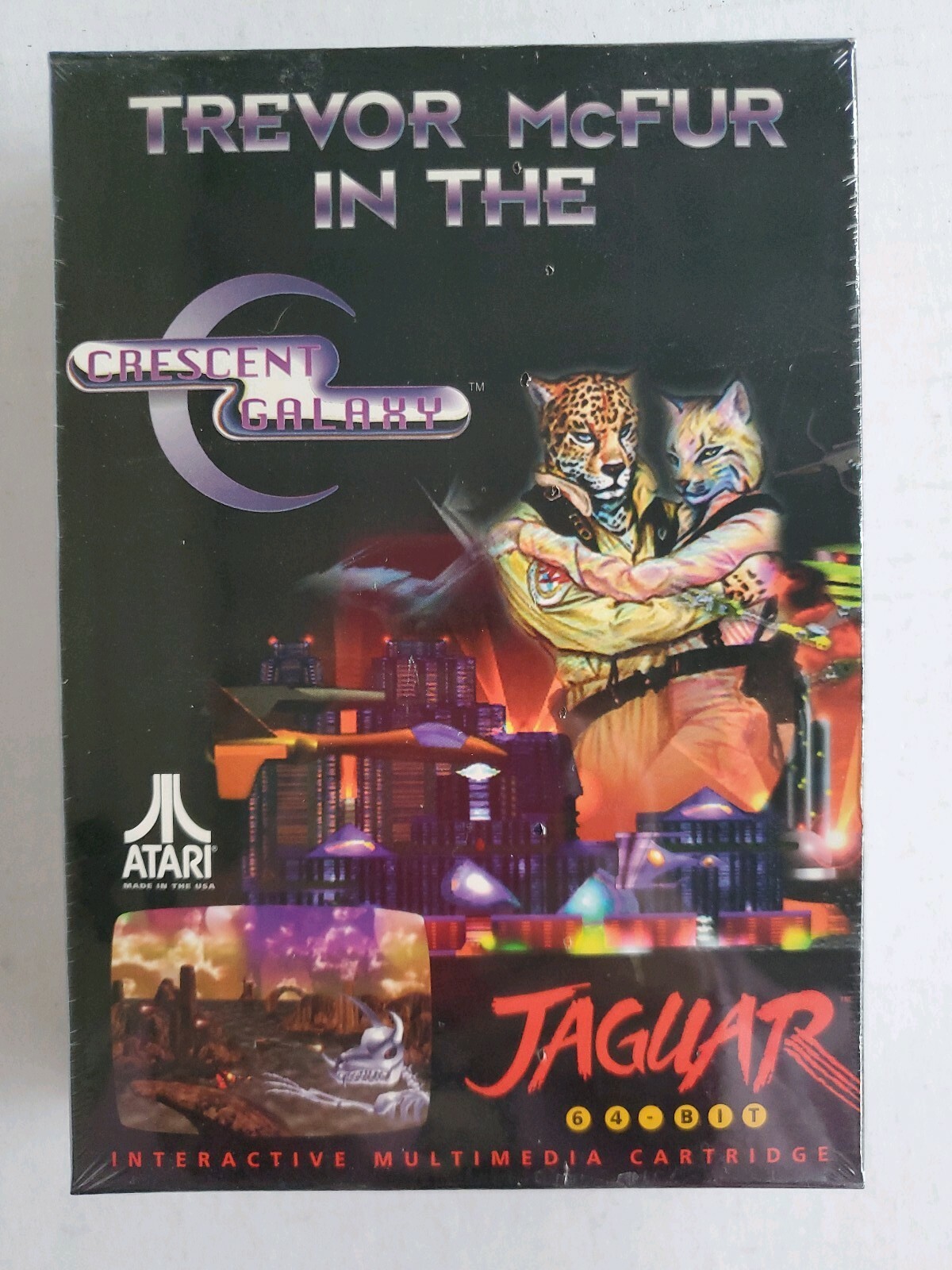 TREVOR MCFUR IN THE CRESCENT GALAXY Atari Jaguar Cart NEW Factory Sealed J9001
