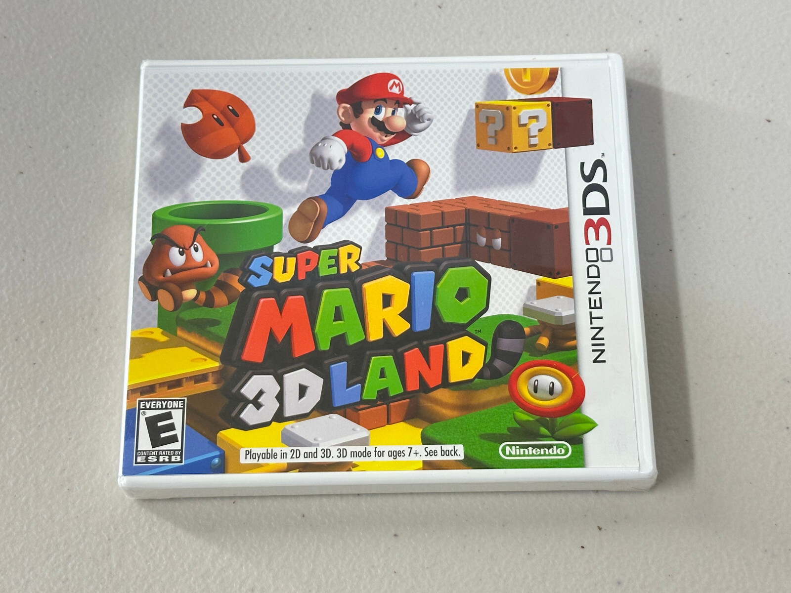 New! Super Mario 3D Land (Nintendo 3DS, 2011) Factory Sealed -First-Print-