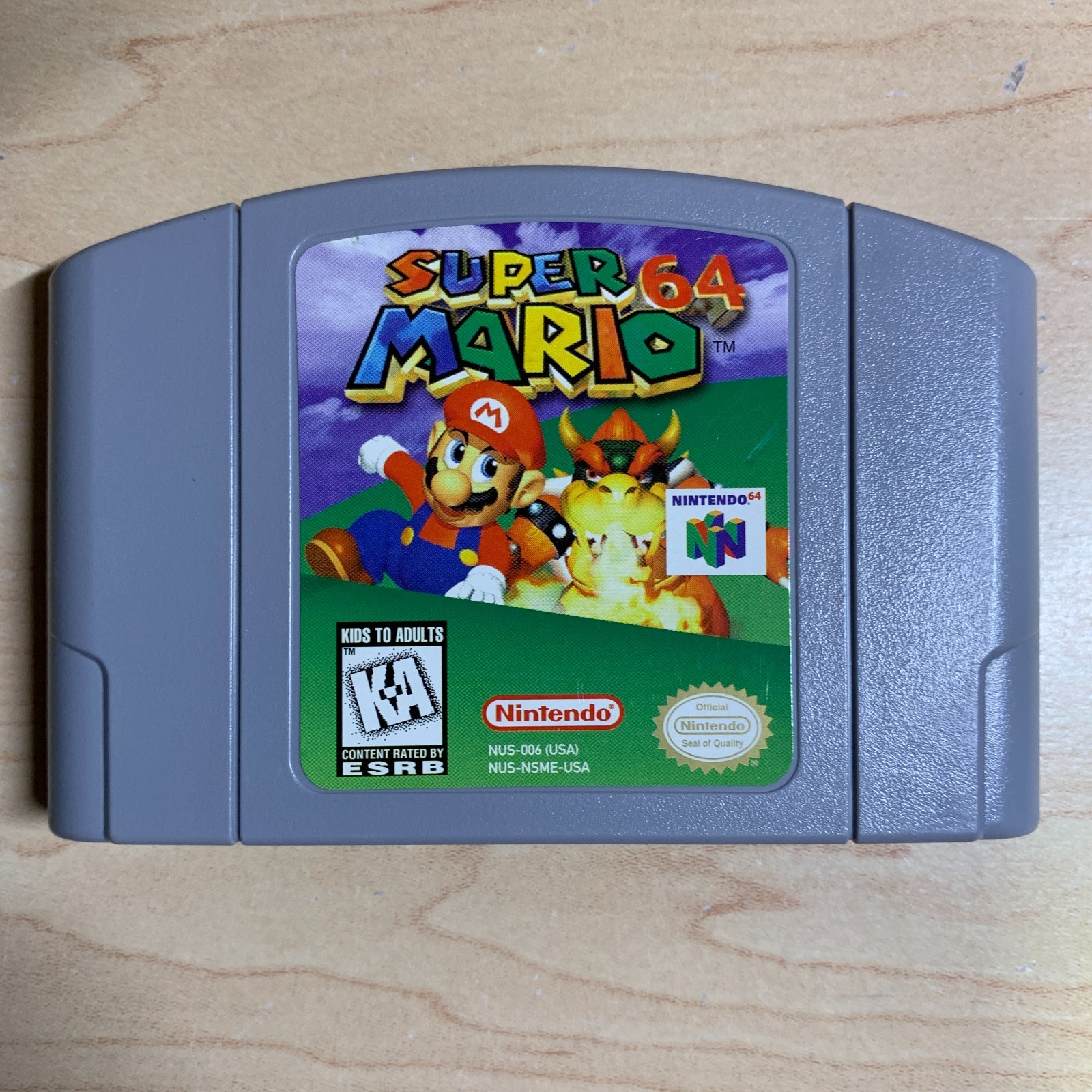 Super Mario 64 N64 Authentic OEM Tested Minty Clean Working Cart Nintendo