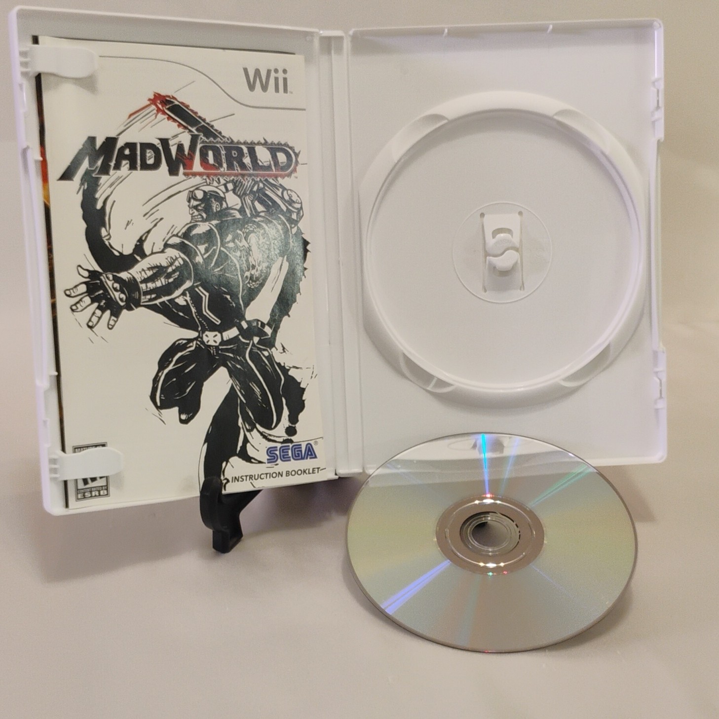 MadWorld (Nintendo Wii, 2009) SEGA Manual Multiplayer Action Beat ‘Em Up NTSC