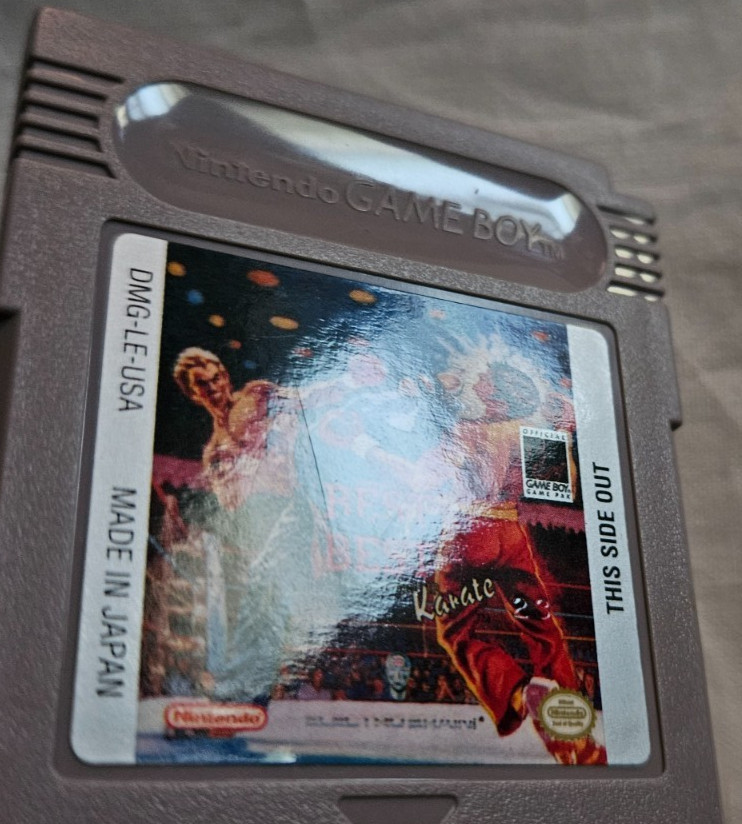 Best of the Best Championship Karate Cartridge Only Authentic Nintendo Game Boy