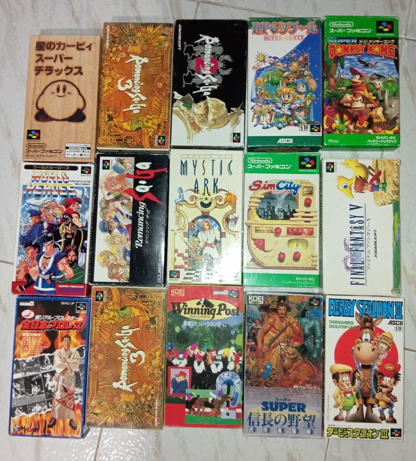 SUPER NINTENDO / SUPER FAMICOM GAMES – USA JAPAN – SNES SFC CHOOSE FROM THE LIST