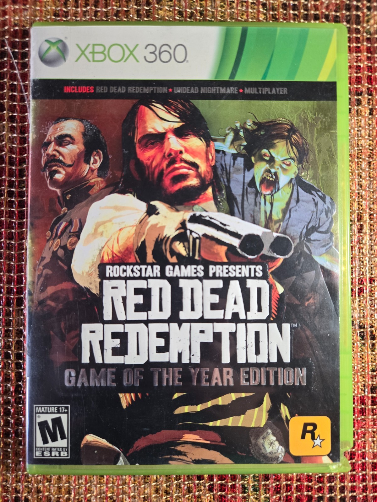 Red Dead Redemption Game of the Year -Xbox 360 Complete w Map & Manual