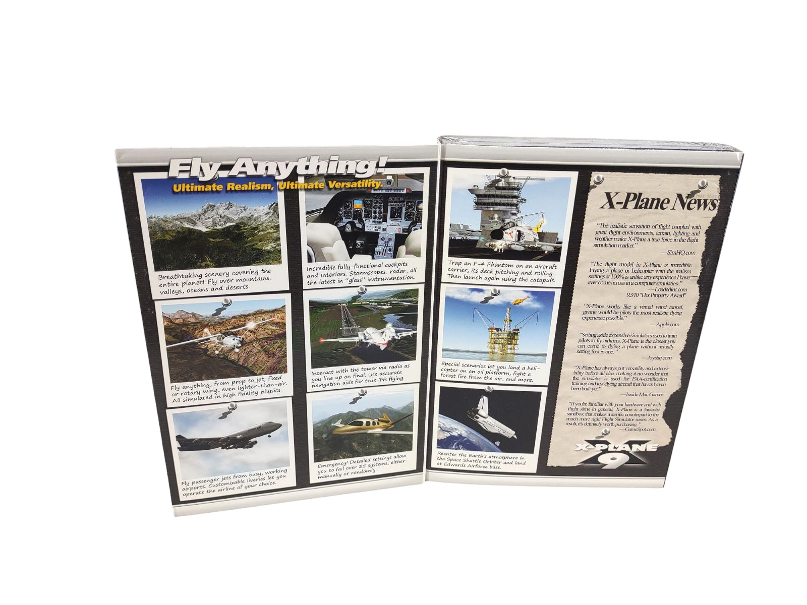 X-Plane 9 (PC, Windows, DVD-ROM) Flight Simulator Video Game New Sealed