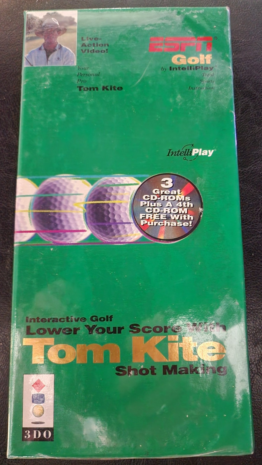 ESPN Golf: Lower Your Score with Tom Kite – 3DO – New in Box (NIB) Long Box