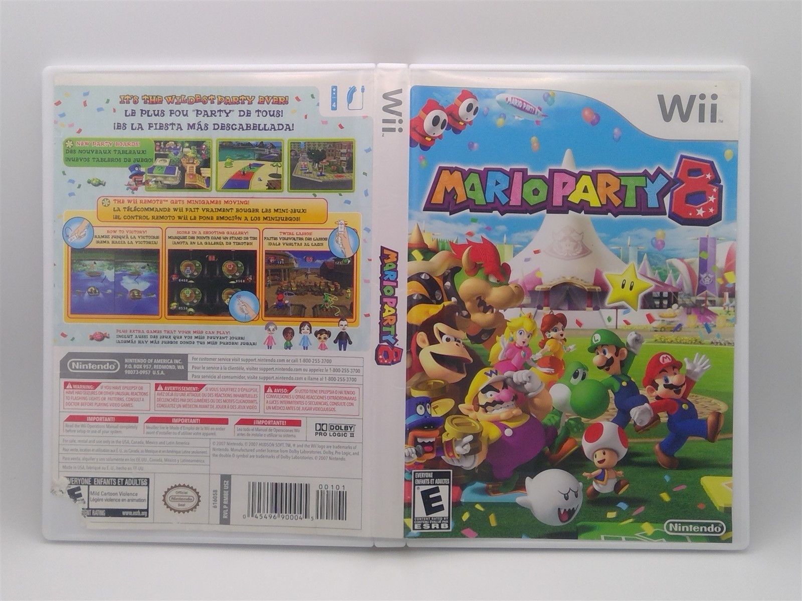 Mario Party 8 (Nintendo Wii) Complete Tested Working – Free Ship