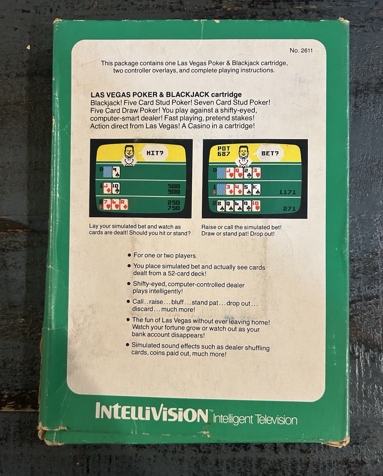 Intelivision Game Lot 8 Games