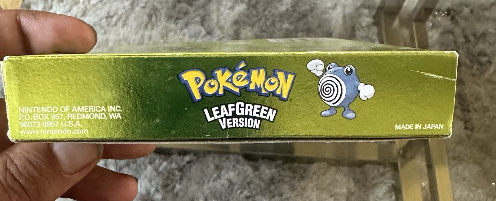 Pokemon Leaf Green Version Nintendo GameBoy Advance Complete With Everything