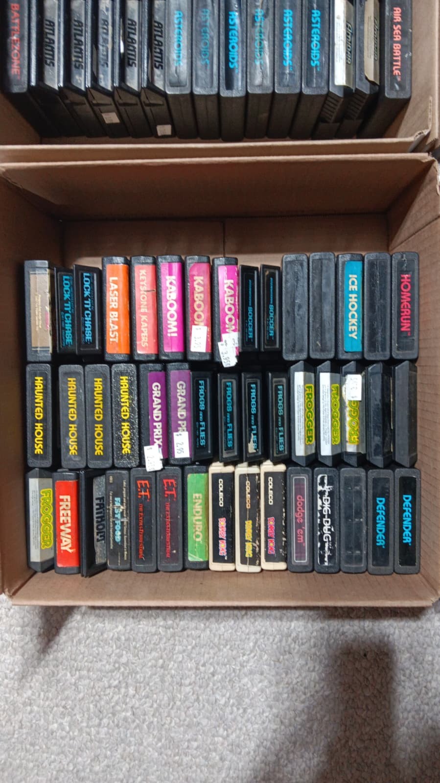 Atari 2600 Games, only 1.50 shipping for each additional cartridge, TESTED!