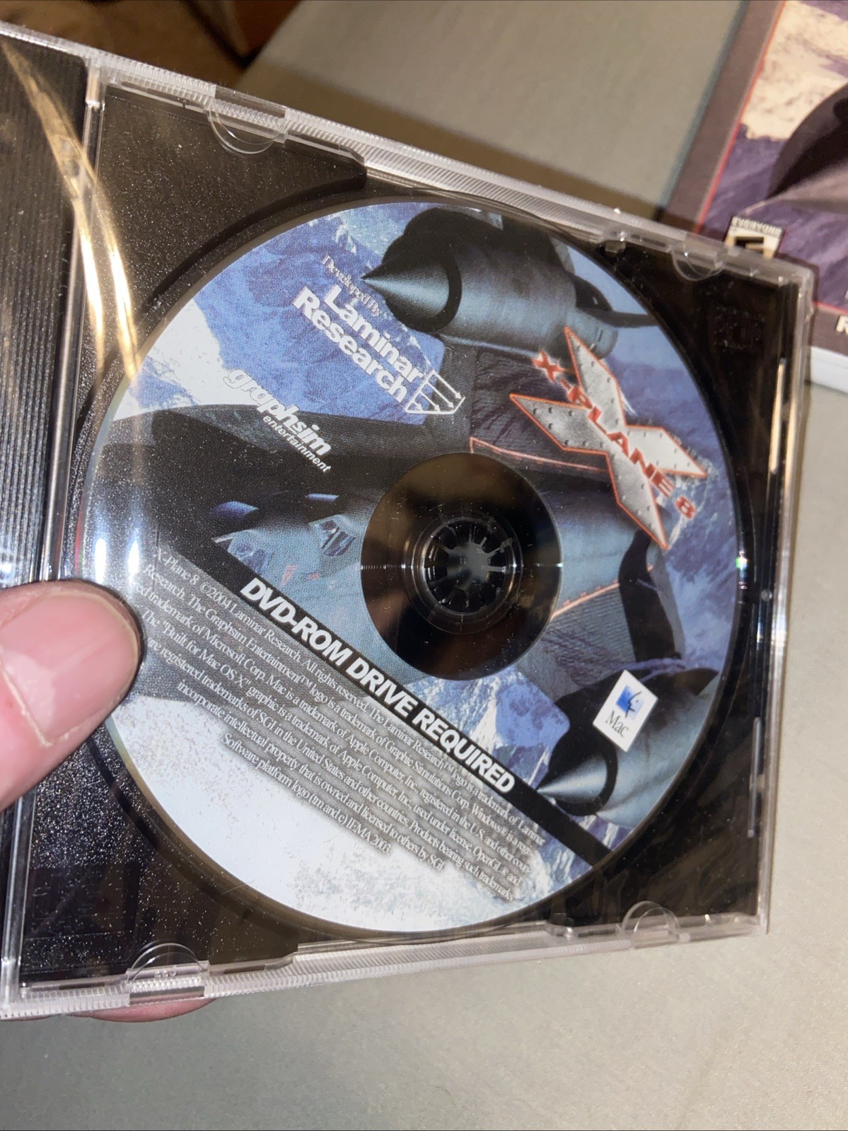 NEW X-PLANE 8 FLIGHT SIMULATOR SEALED MAC DVD OS MACINTOSH 2004 APPLE PILOT