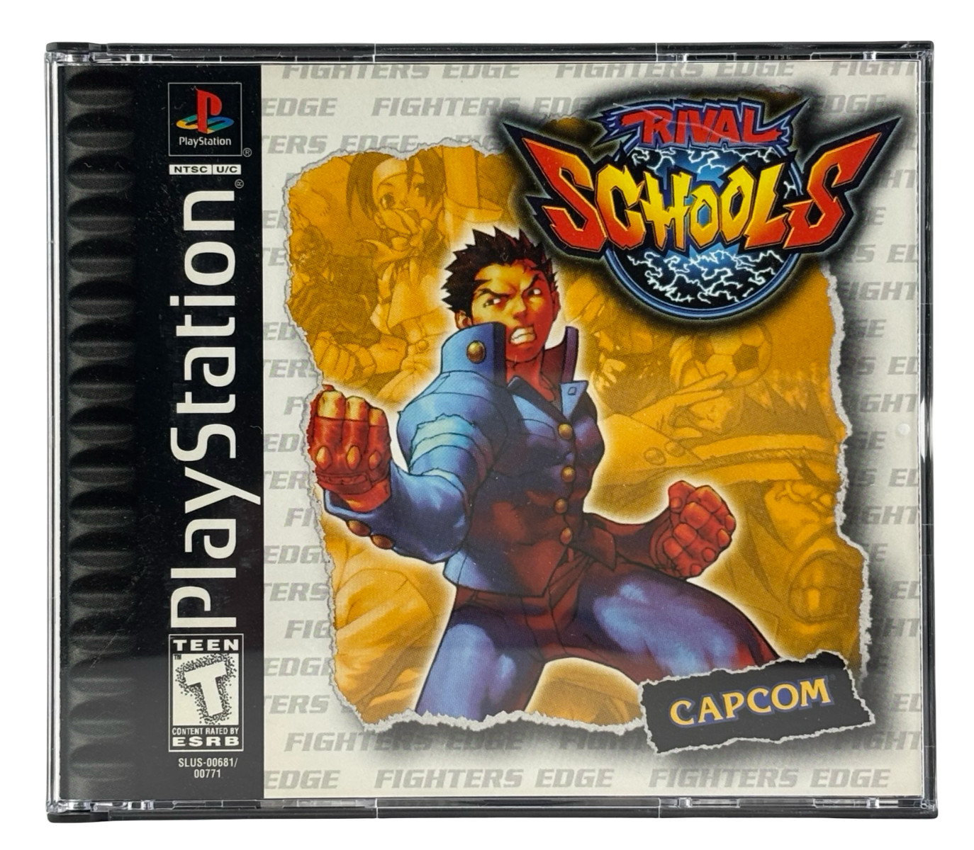 Rival Schools Sony PlayStation 1 PS1 Complete w/ Manual Tested Works
