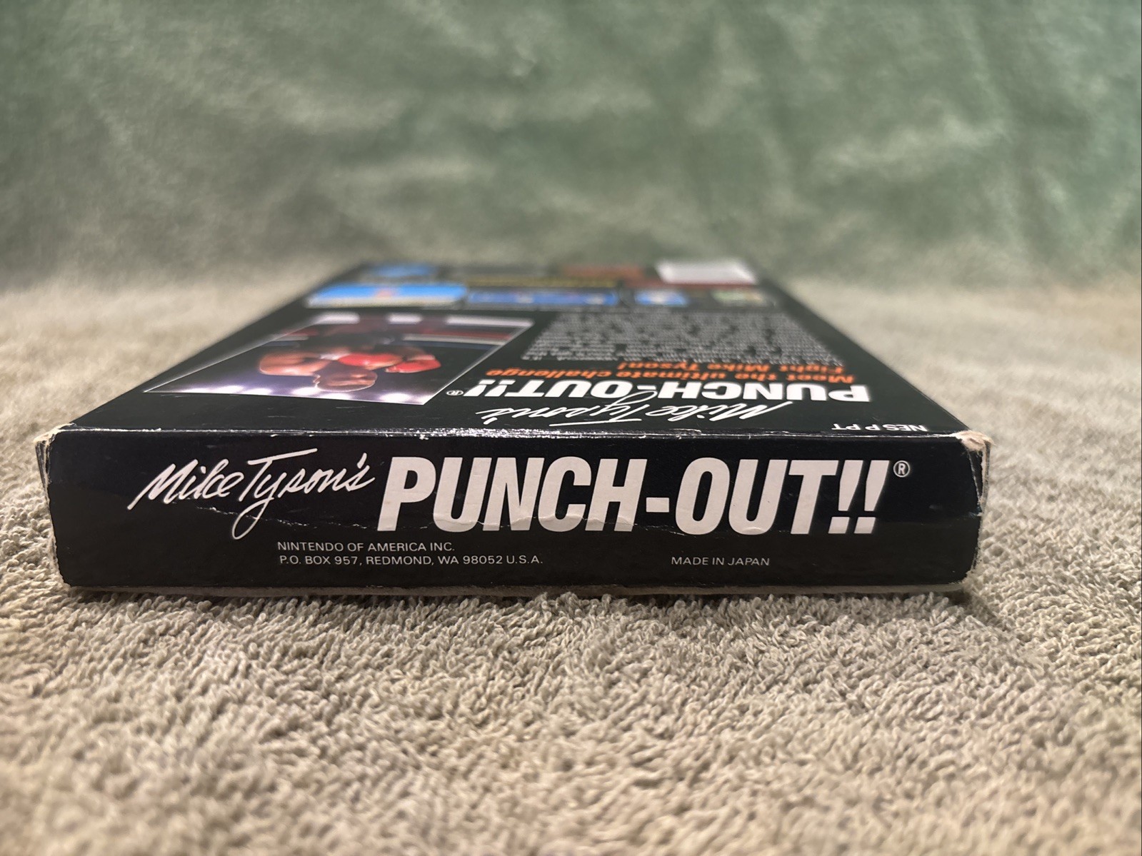 NES Nintendo Mike Tyson’s Punch-Out CIB Box Manual Authentic