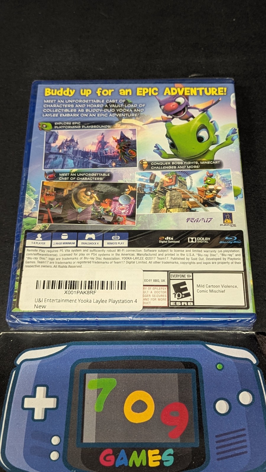 SEALED Yooka-Laylee (Sony PlayStation 4, 2017) PS4 BRAND NEW