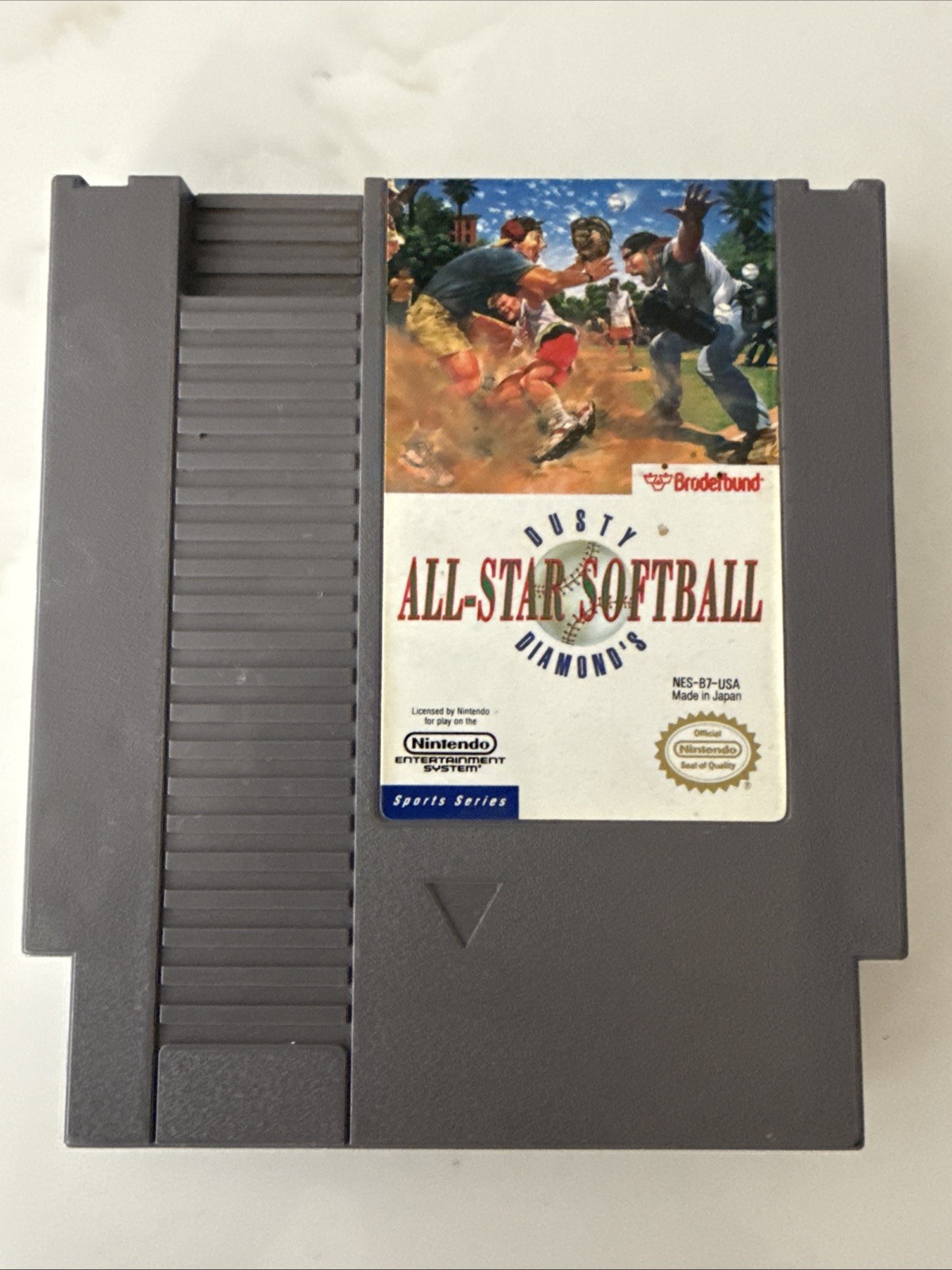 UNTESTED Dusty Diamond’s All-Star Softball (Nintendo NES, 1990) Authentic Game