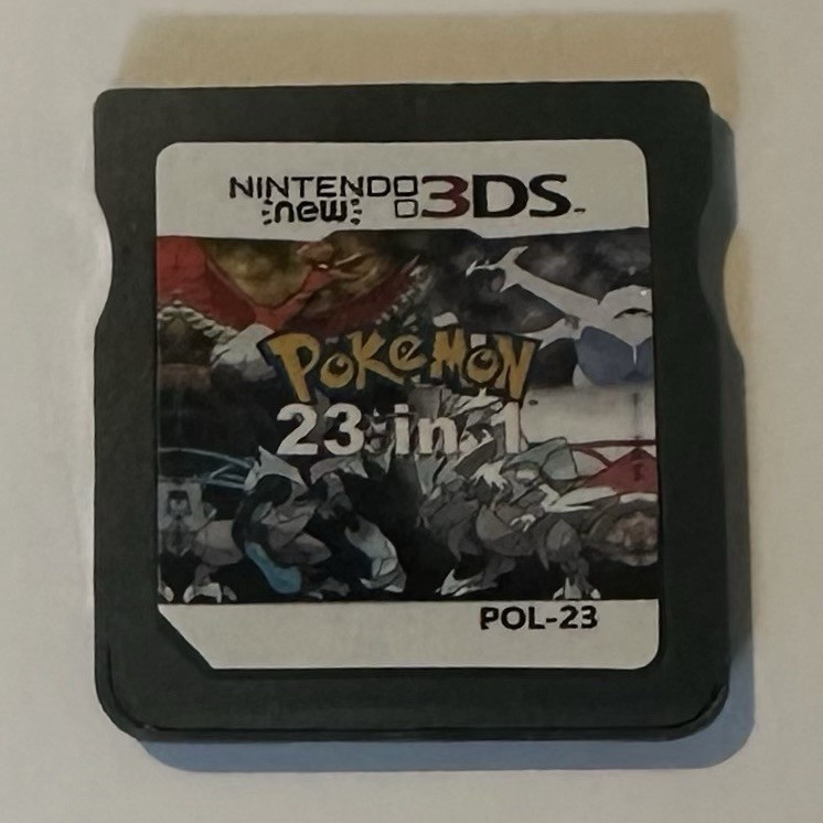 Nintendo 3DS Pokémon 23 in 1 Game Cartridge – Pokémon Series untested