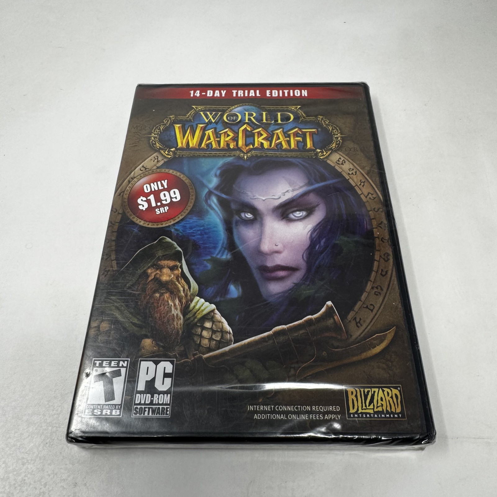 World of Warcraft WoW PC DVD-ROM 14-Day Trial Edition Blizzard Entertainment NEW